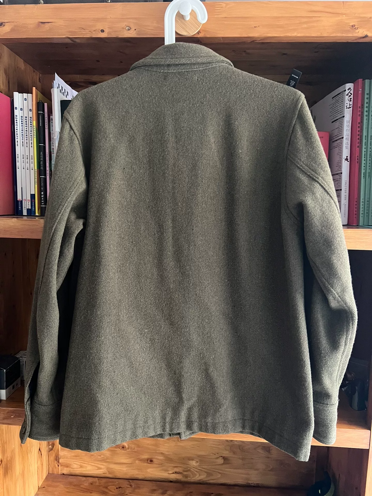 WTAPS Wool Four-Pocket Jacket — label