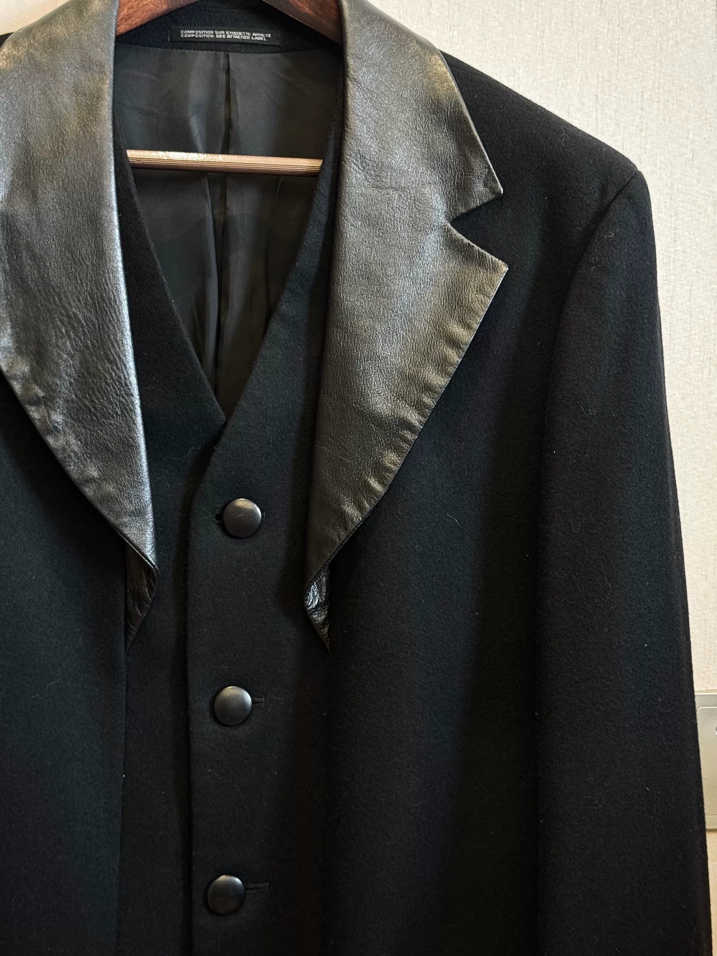Yohji Yamamoto 99aw Black Coat — front