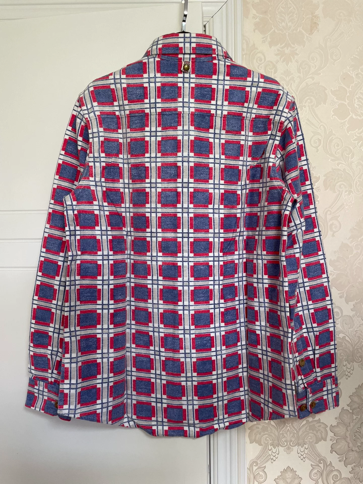 VISVIM BLACK ELK FLANNEL PRINTED F.I.L. LIMITED LONG SLEEVE SHIRT — front