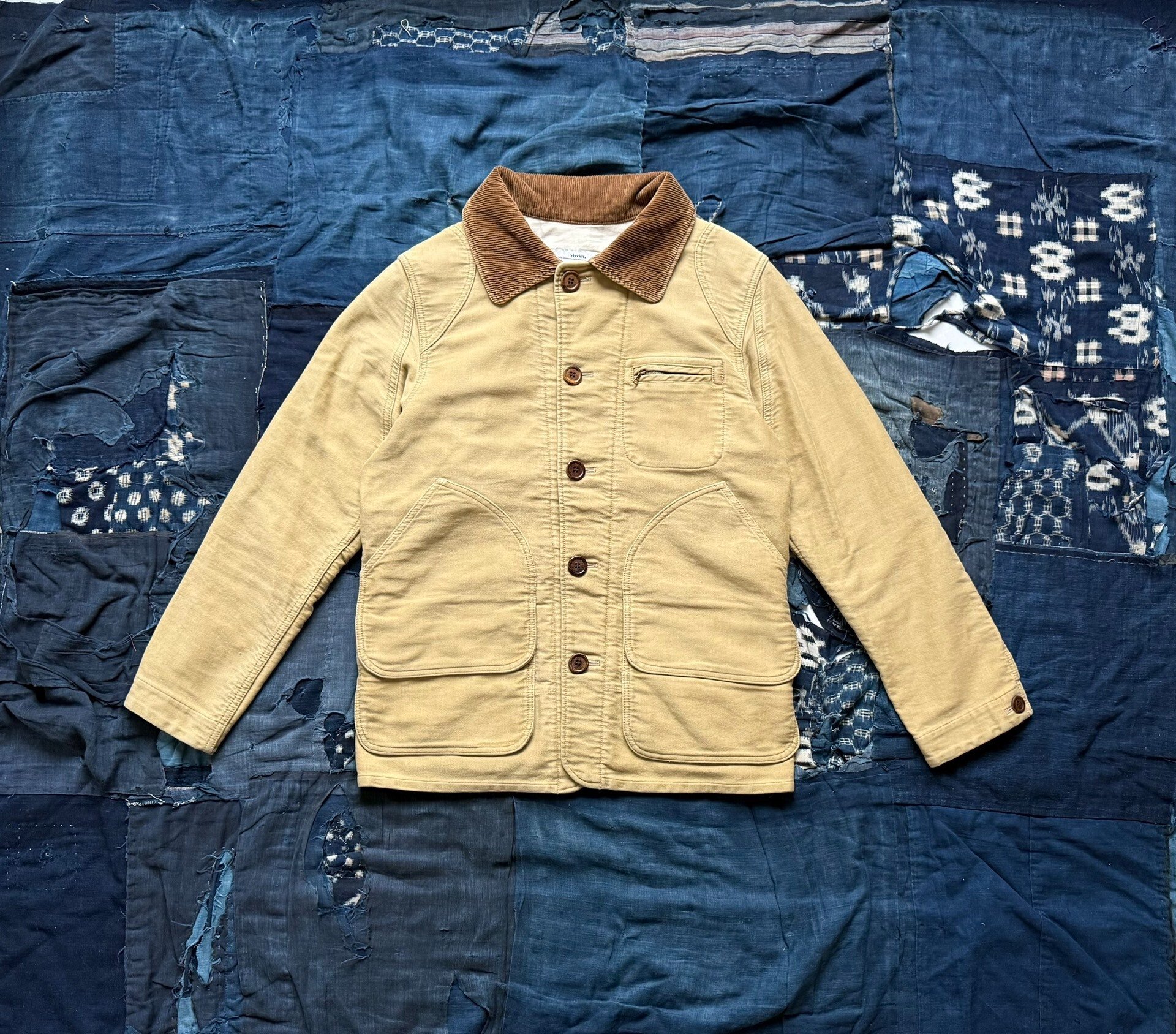 VISVIM 13AW MINIE HUNTING JKT DMGD MOLESKIN