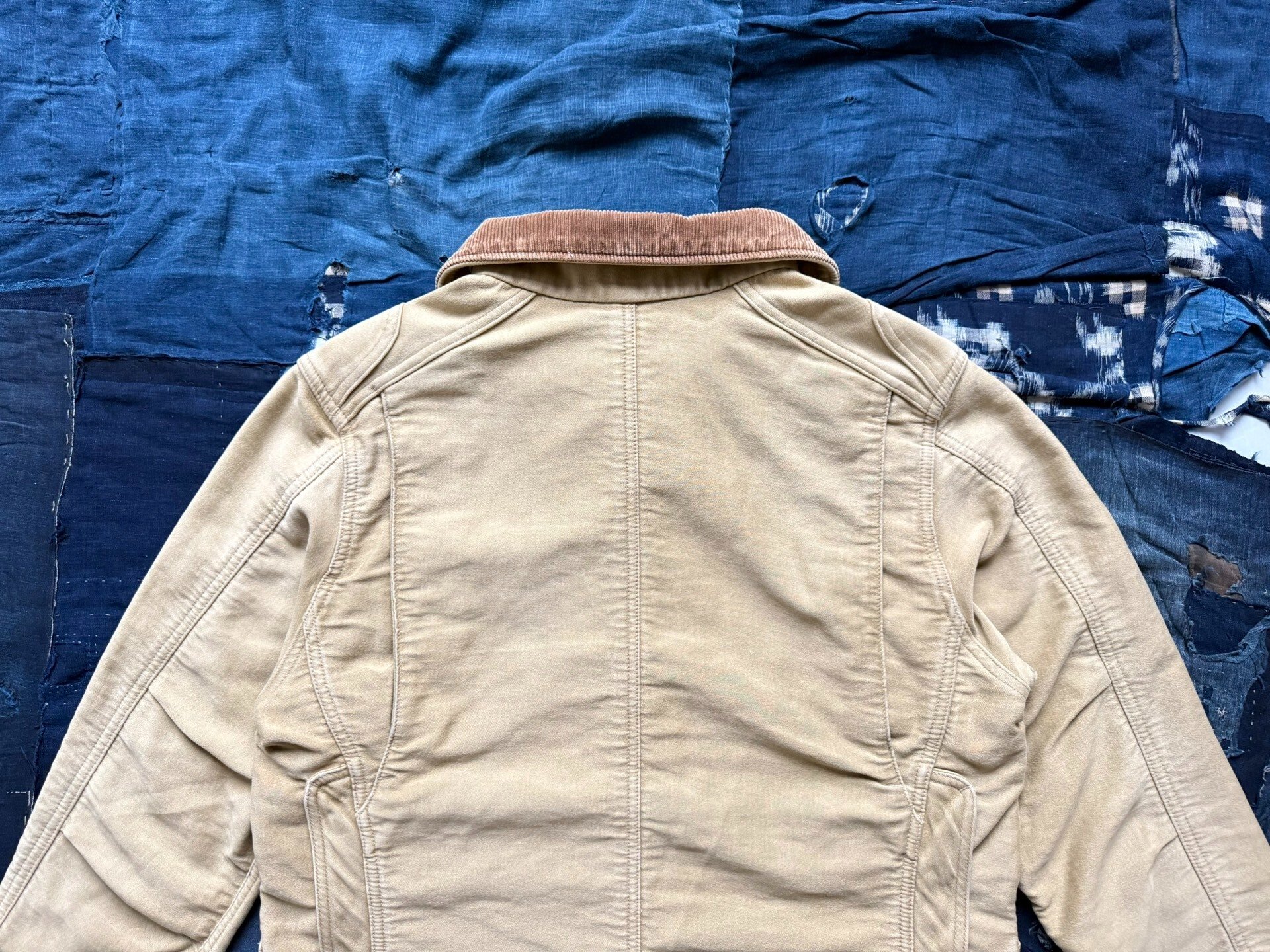 VISVIM 13AW MINIE HUNTING JKT DMGD MOLESKIN — label