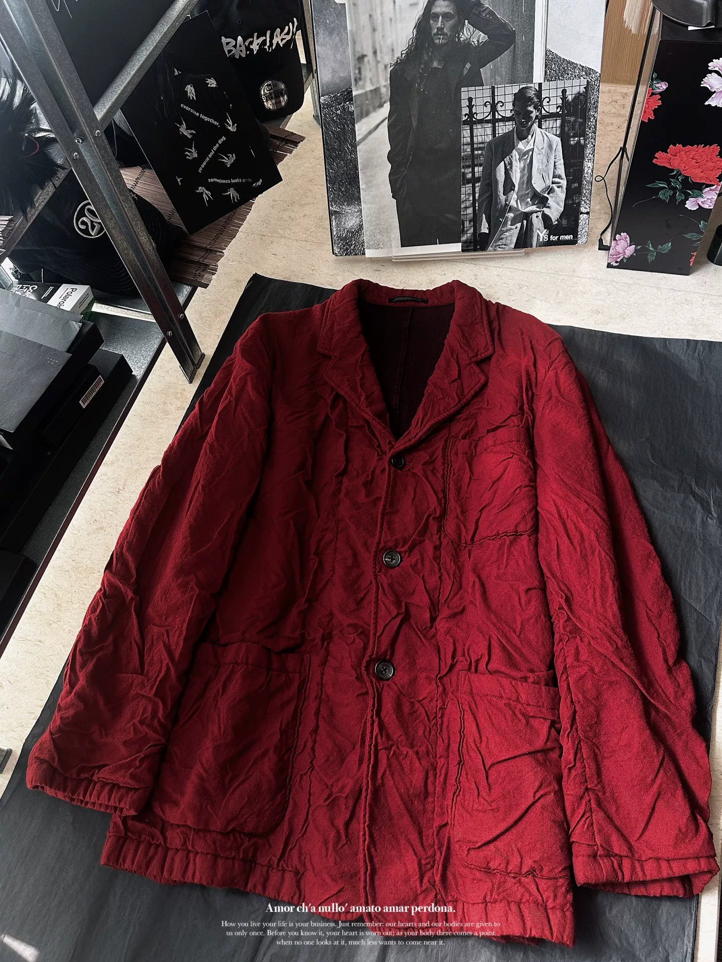 Yohji Yamamoto 00AW Wool Coat — back