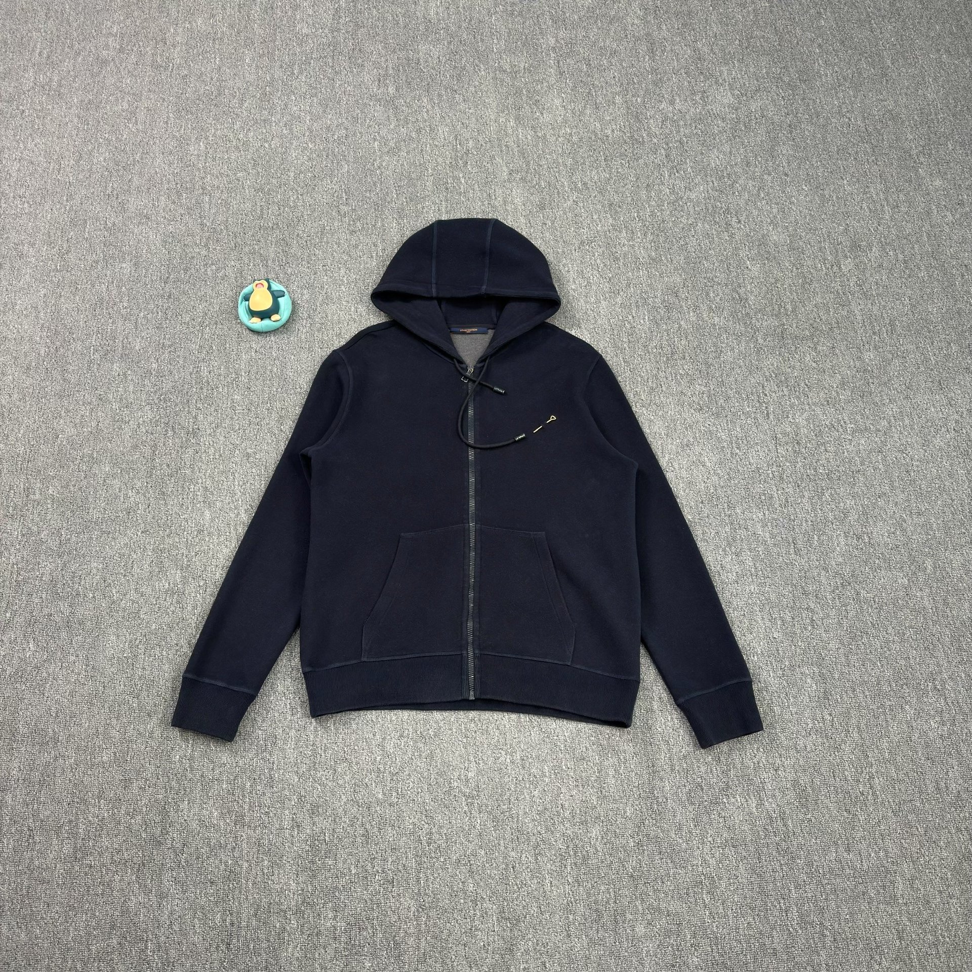 Louis Vuitton Dark Blue Hooded Jacket