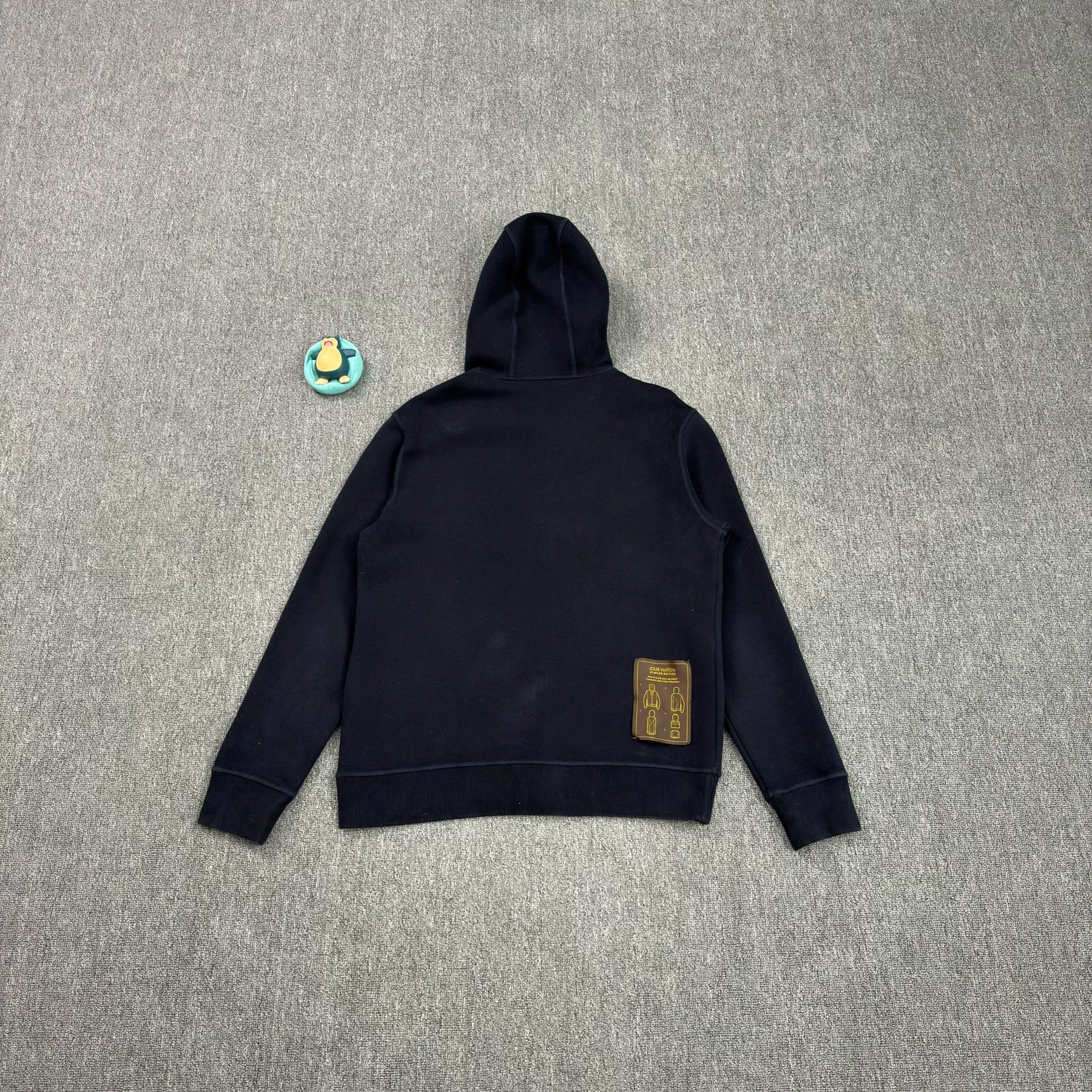 Louis Vuitton Dark Blue Hooded Jacket — front