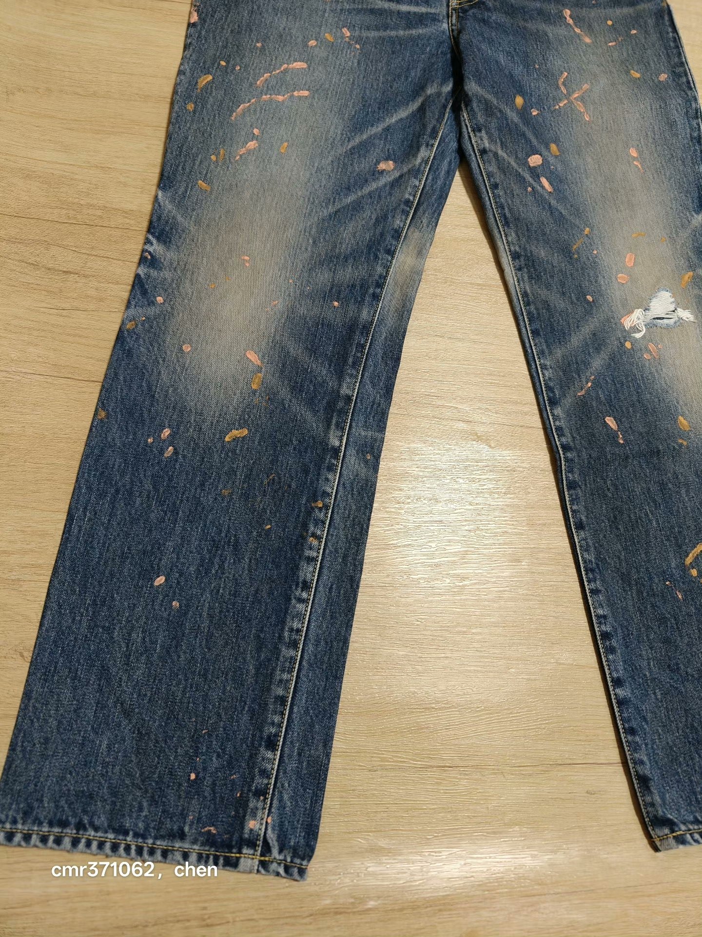 Visvim 25SS Social Sculpture 10 Damaged — detail