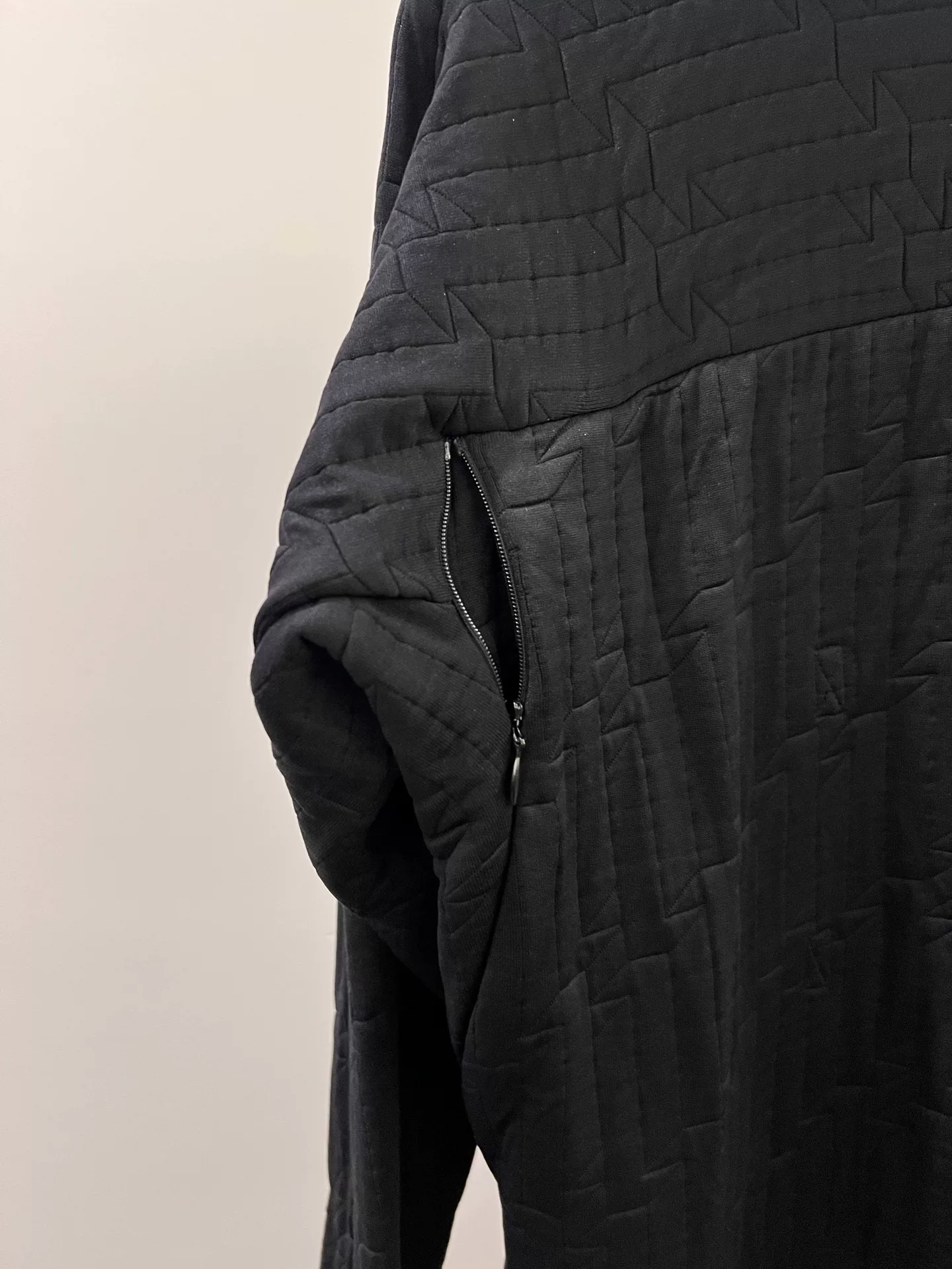 BBS Long Black Crewneck Sweatshirt — back