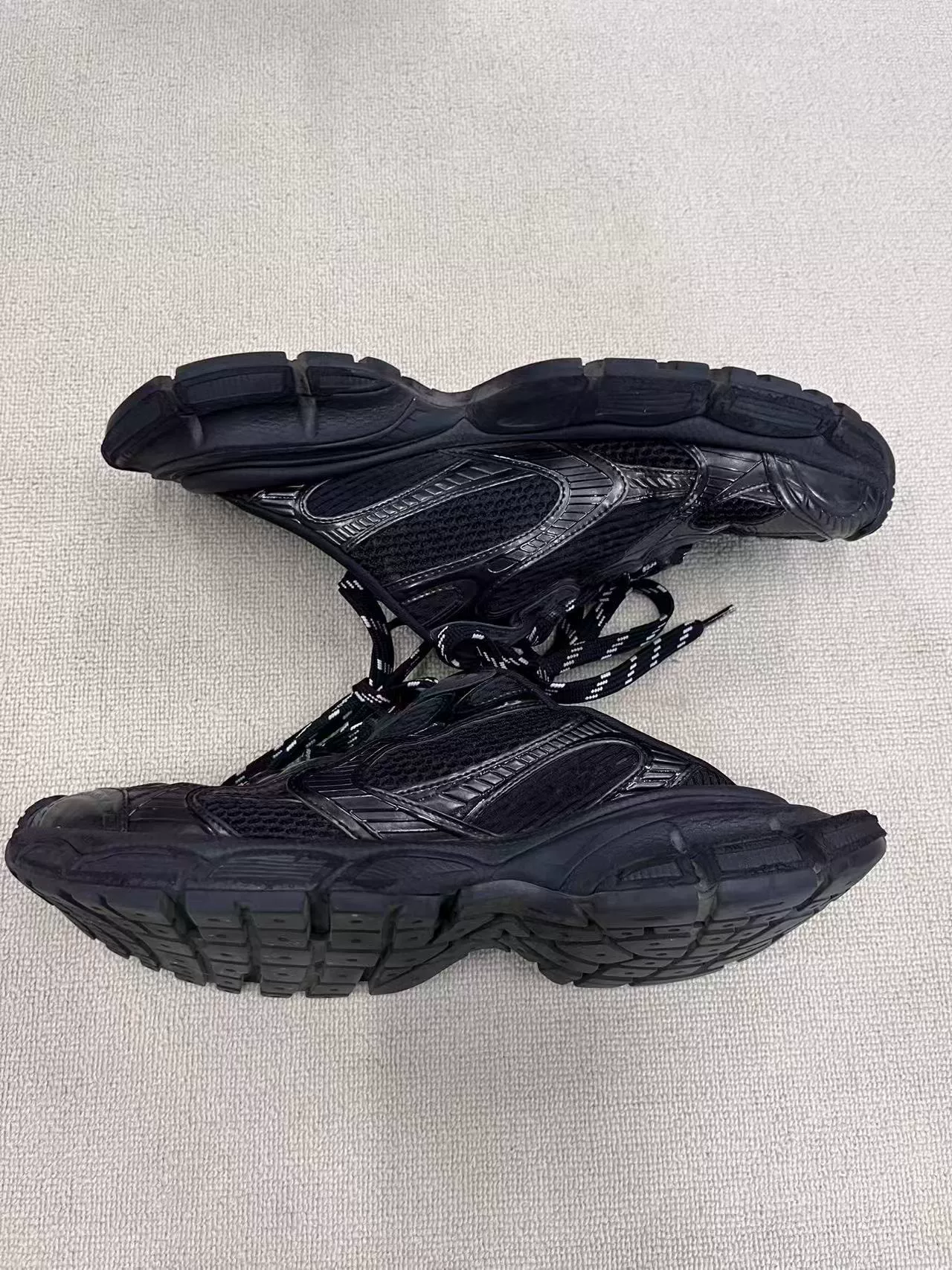 Balenciaga 3XL Black Sporty Mules — back