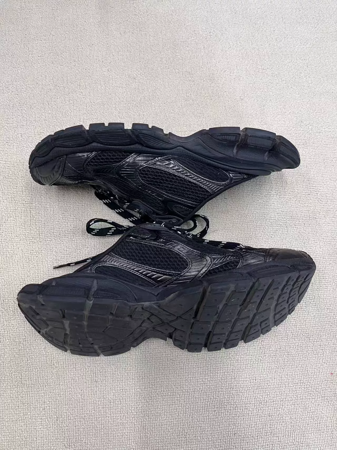 Balenciaga 3XL Black Sporty Mules — label