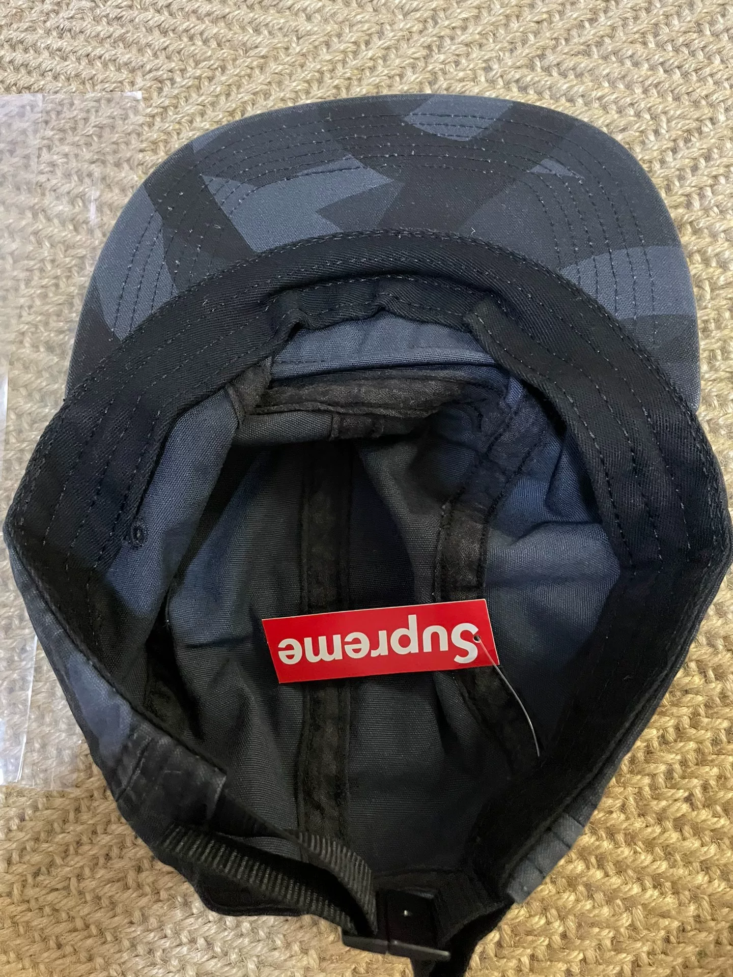 Supreme Thorns Camouflage Camping Baseball Cap — front