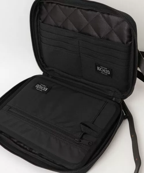 Porter Classic Kichizo Canvas Travel Pouch — back