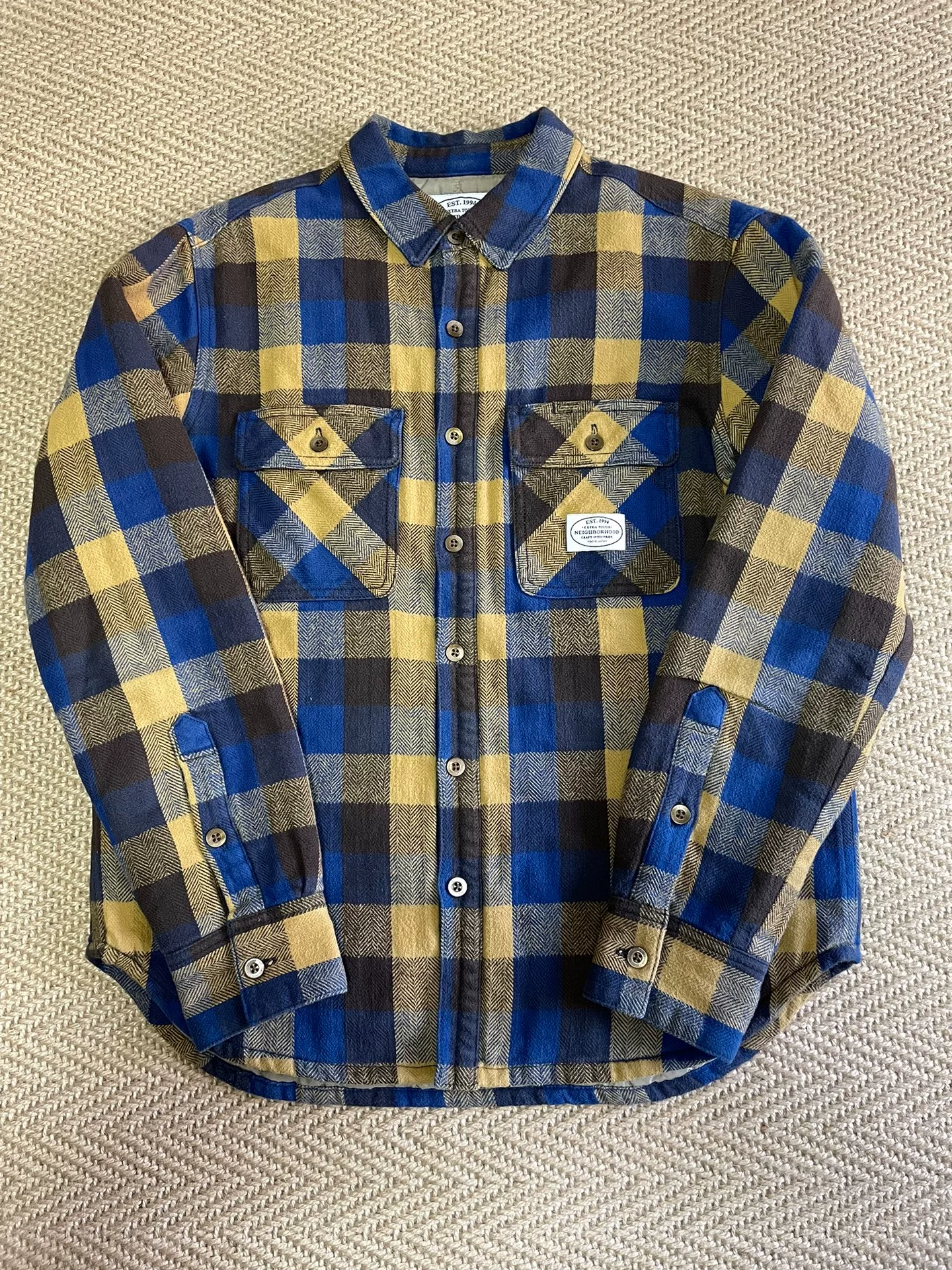NEIGHBORHOOD CABELLA Shirt-Style Padded Coat — front