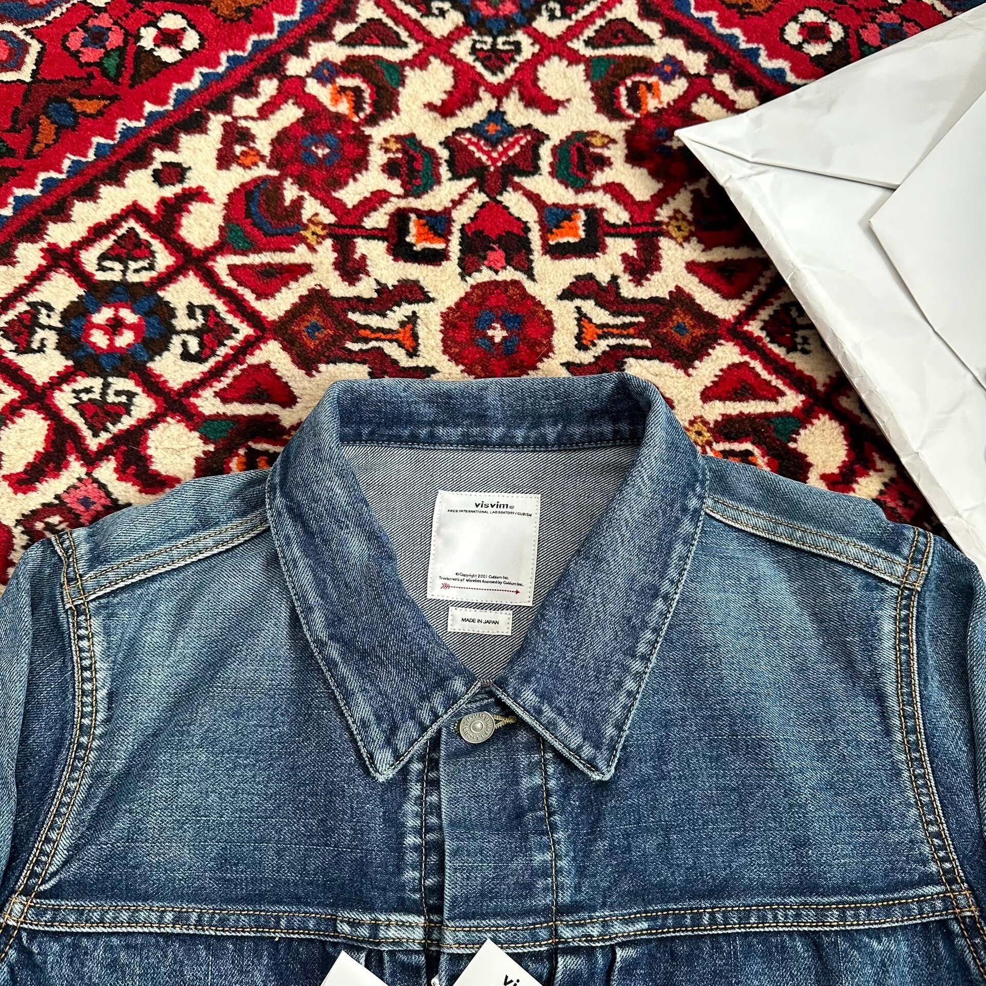 visvim 22ss 101 JKT Denim Jacket — detail