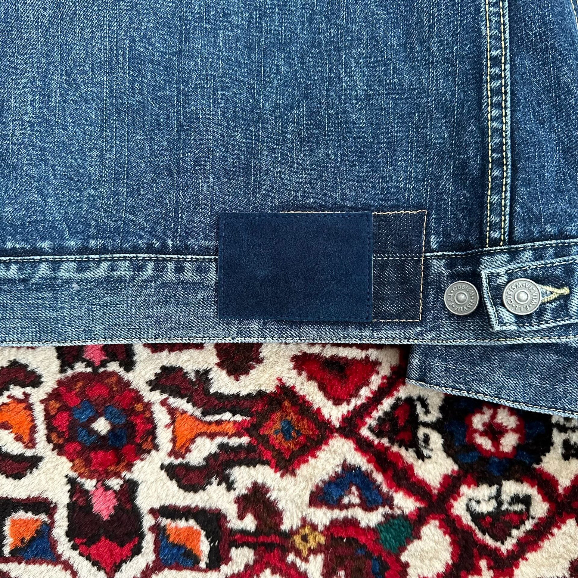visvim 22ss 101 JKT Denim Jacket — label