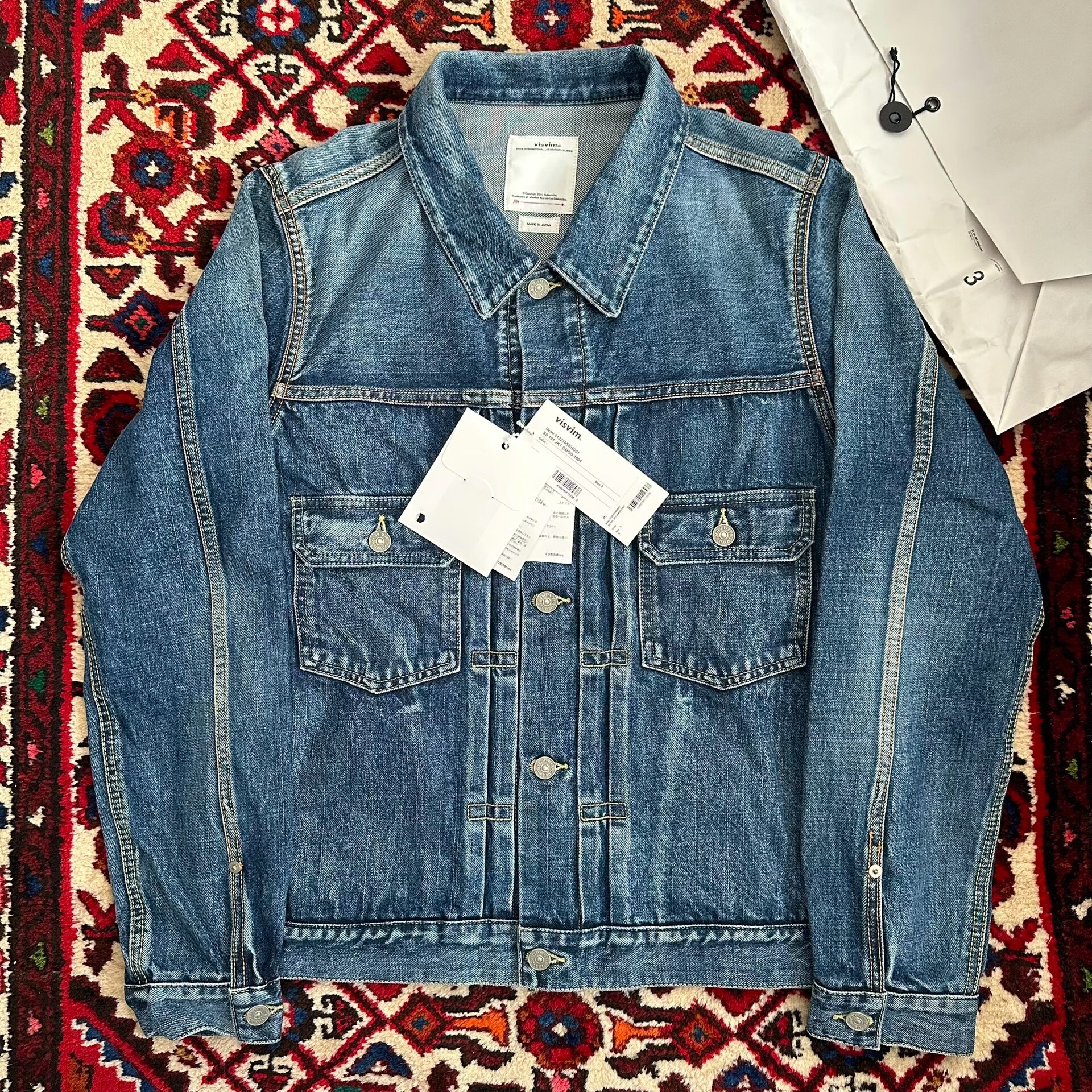 visvim 22ss 101 JKT Denim Jacket — front