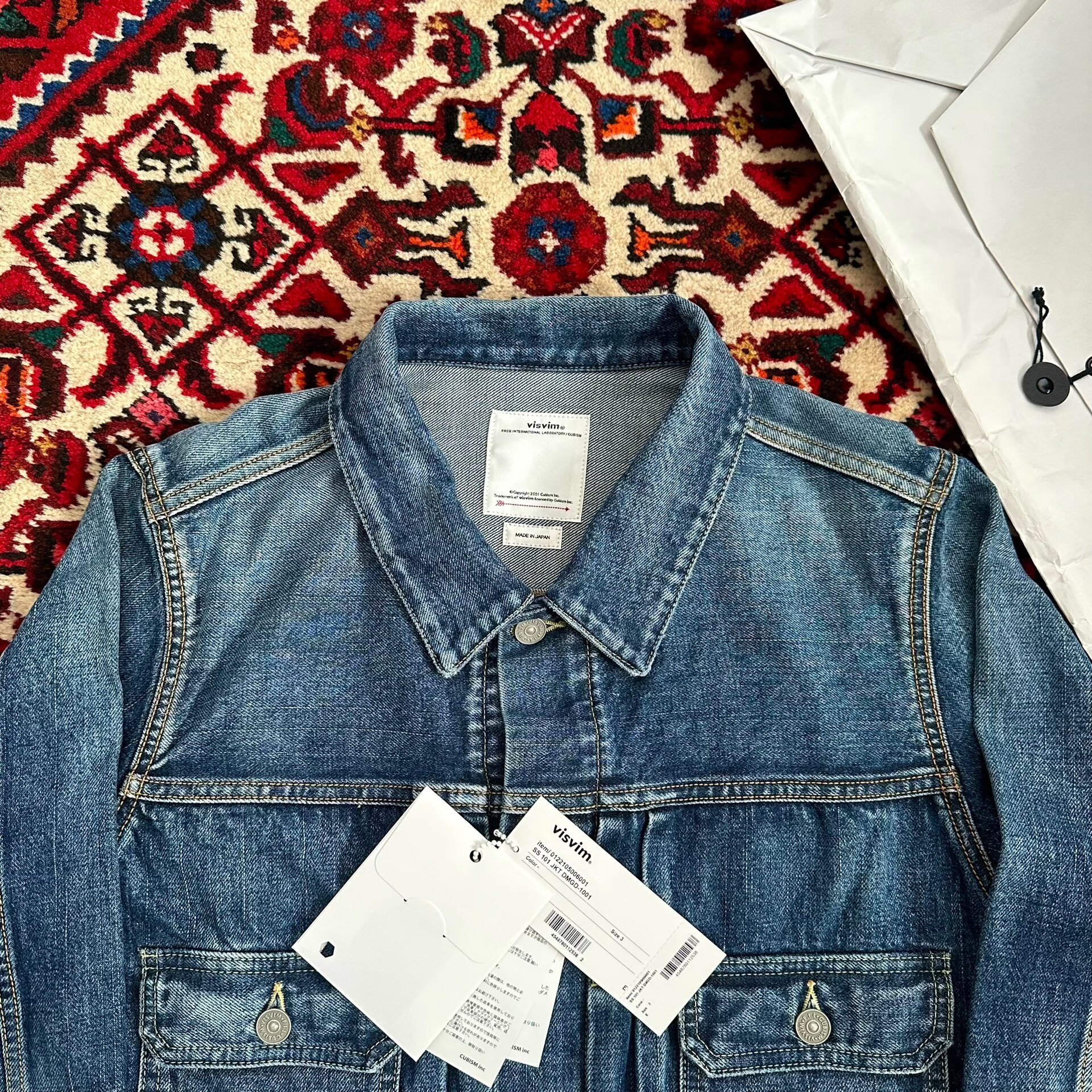 visvim 22ss 101 JKT Denim Jacket — back