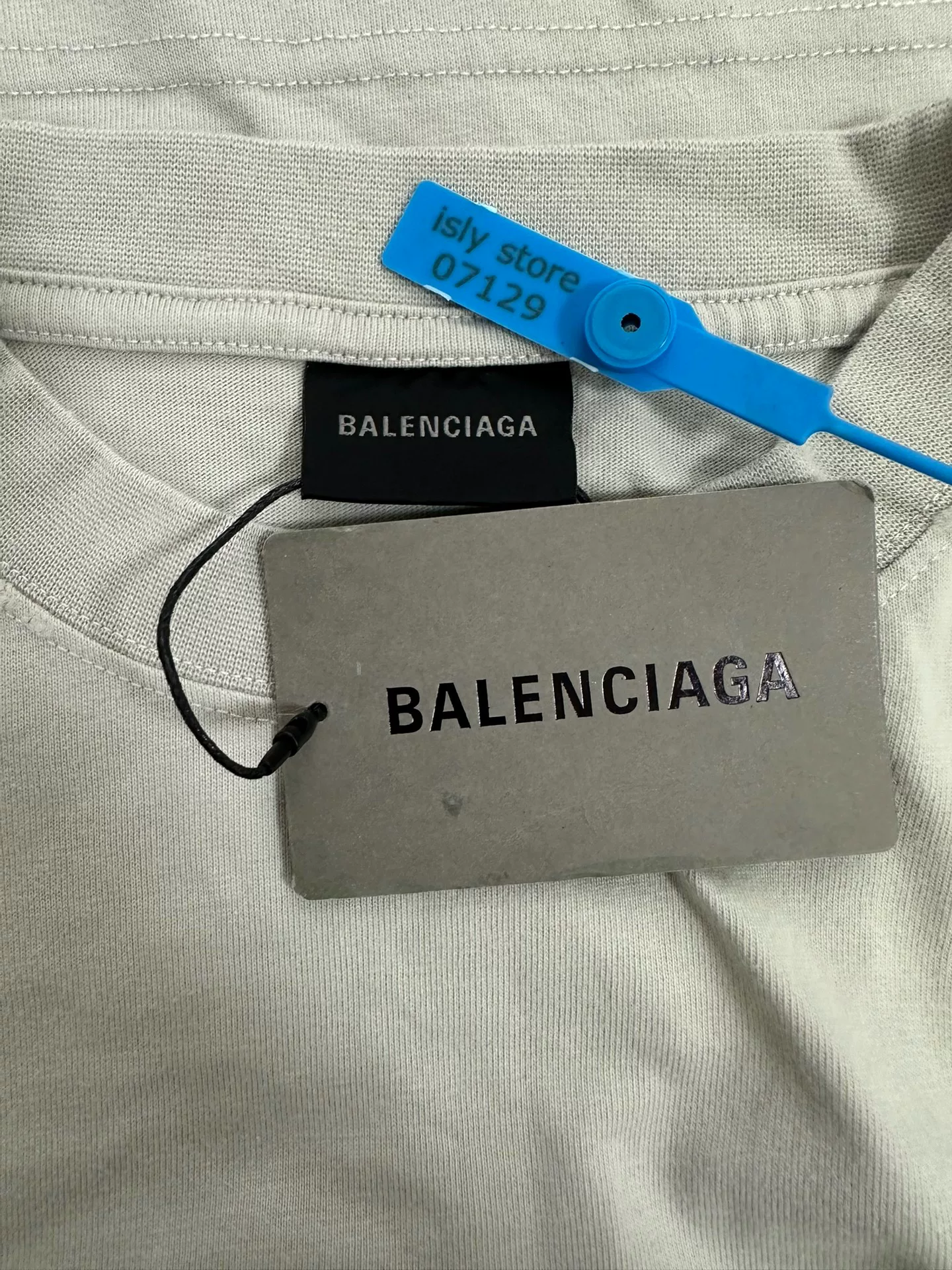Balenciaga Logo Print Short-Sleeve T-Shirt — back