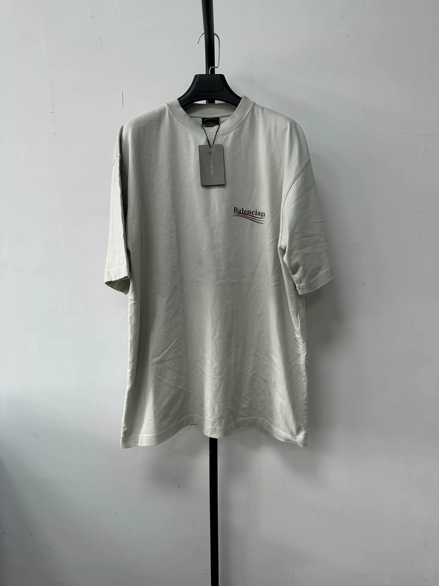 Balenciaga Logo Print Short-Sleeve T-Shirt