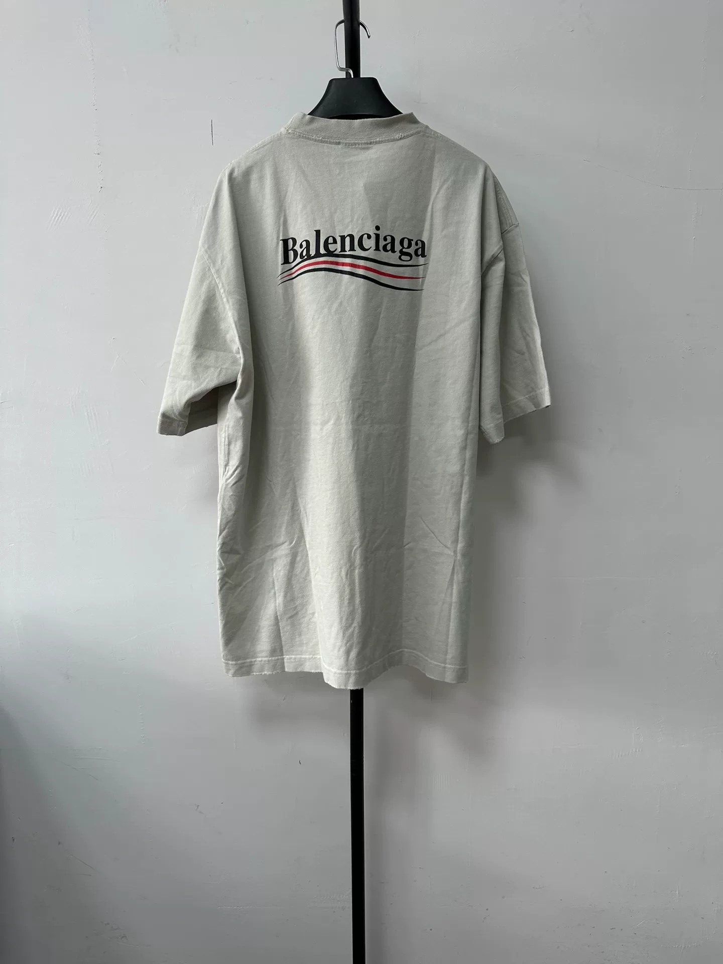 Balenciaga Logo Print Short-Sleeve T-Shirt — front