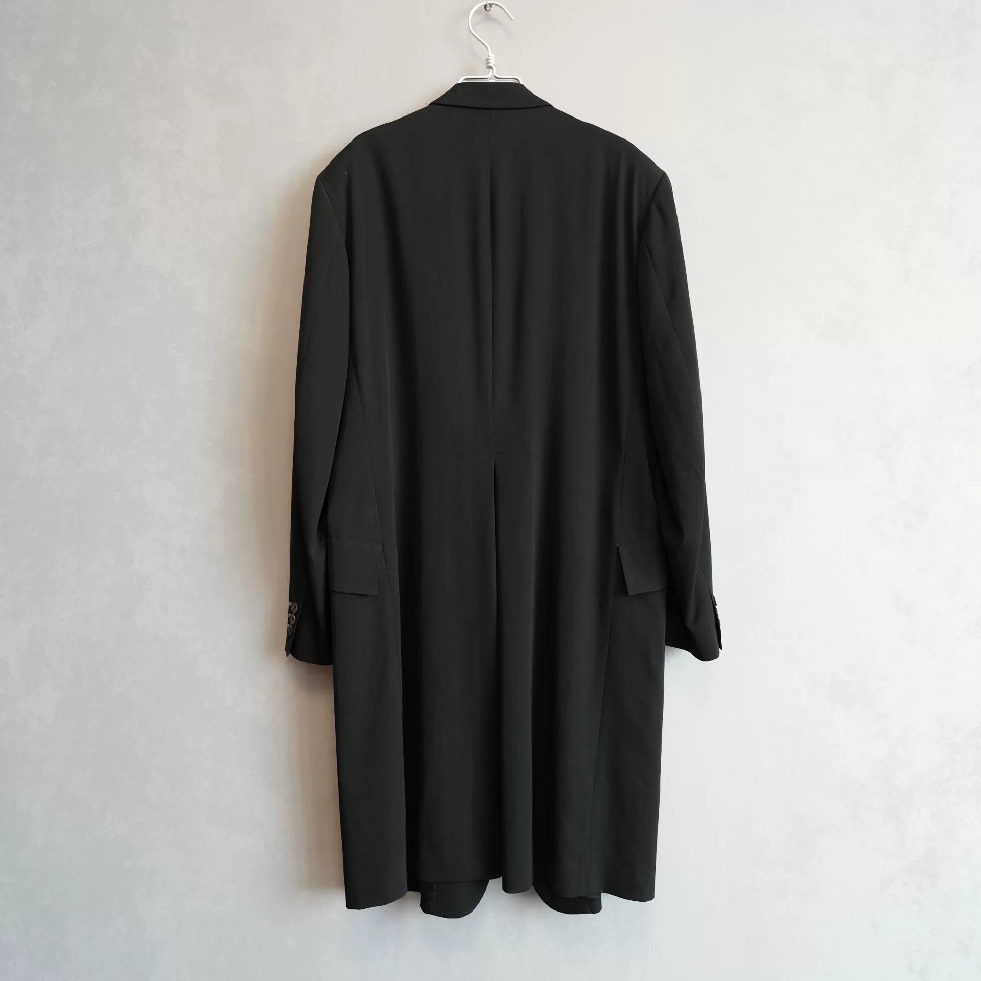 Yohji Yamamoto 03SS Embroidered Badge Coat — front