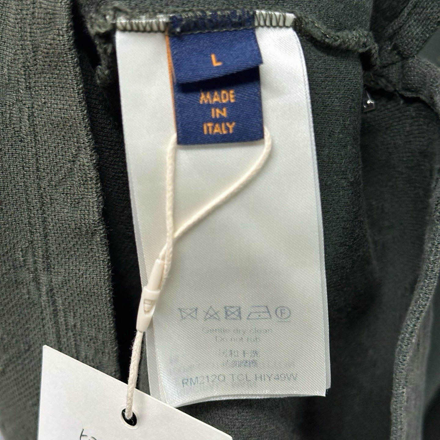 Louis Vuitton Monogram Jacquard Pocket Short Sleeve L — label
