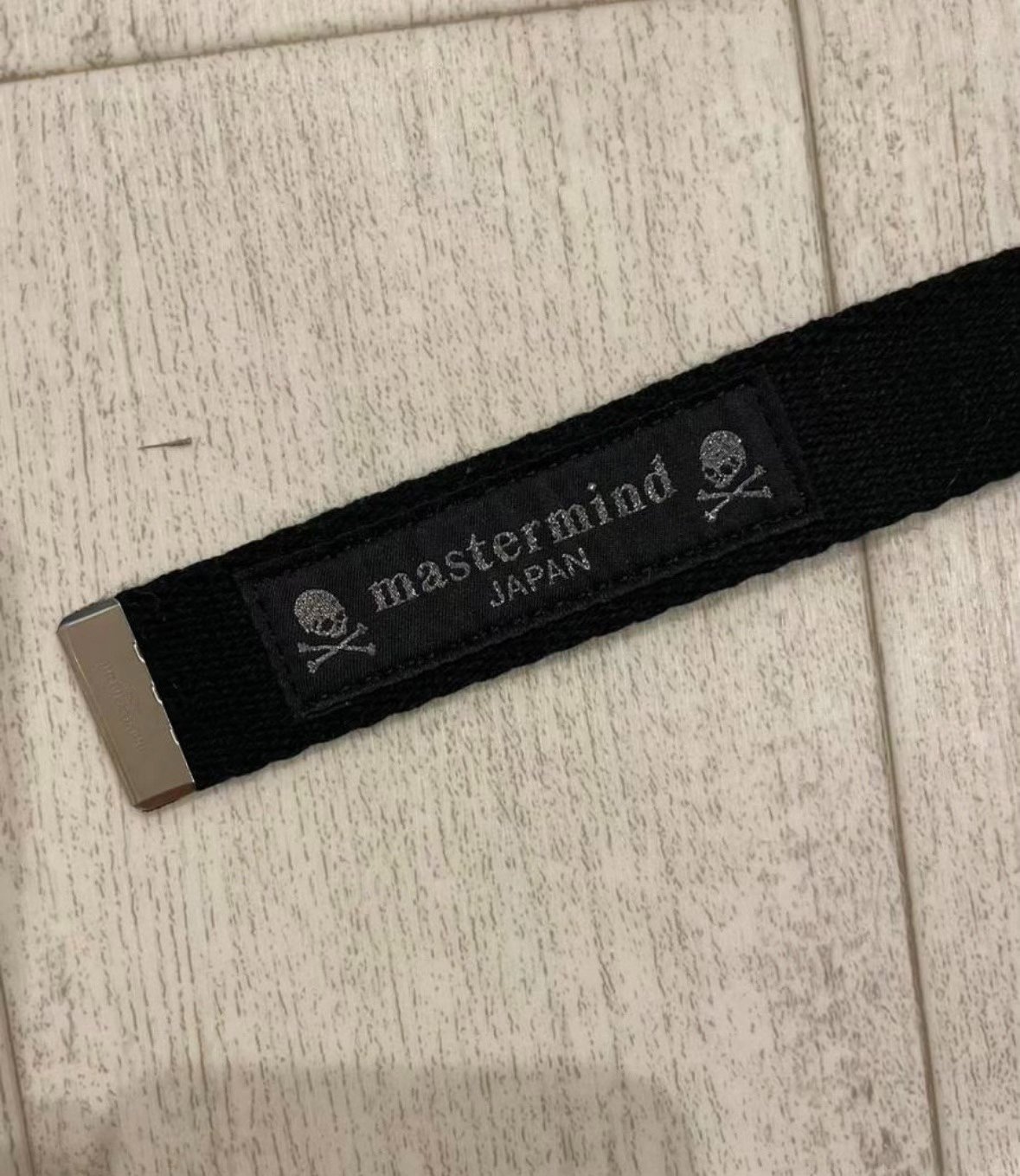 Mastermind Japan Embroidered Belt — front