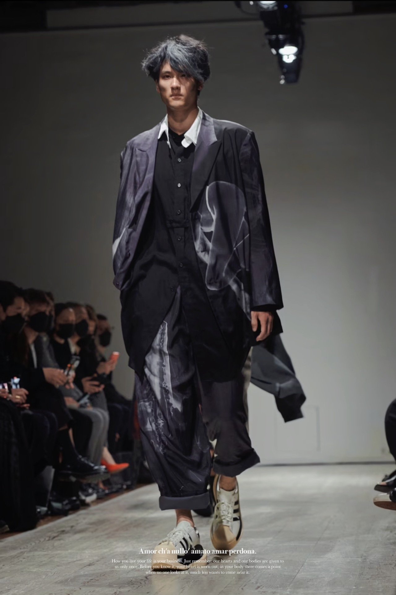 Yohji Yamamoto 23ss Silk Suit Jacket — detail