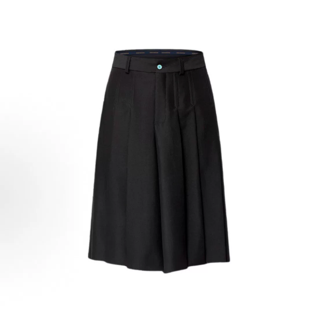 Louis Vuitton FW24 Solid Pleated Shorts