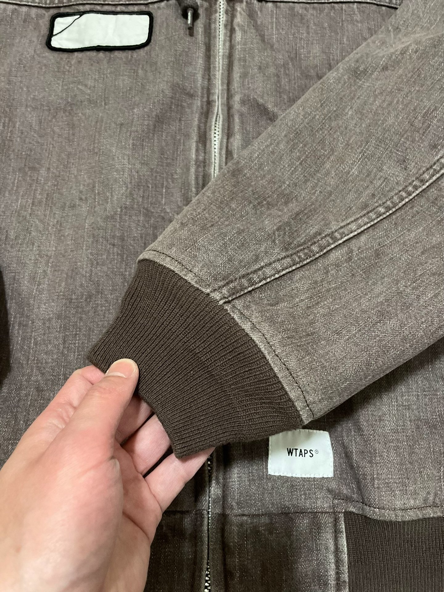 WTAPS 187 Washed Denim Jacket — back