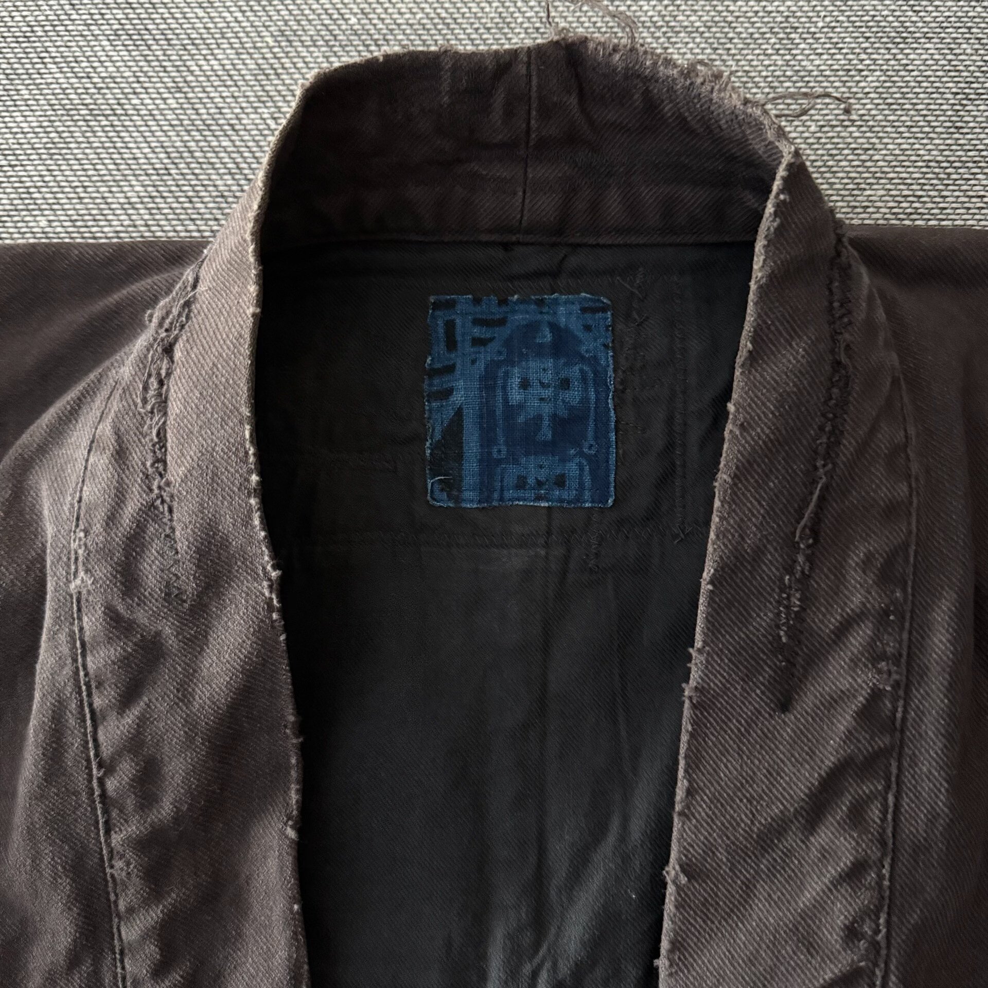 Visvim Ict Mud-Dyed Vintage Robe — detail