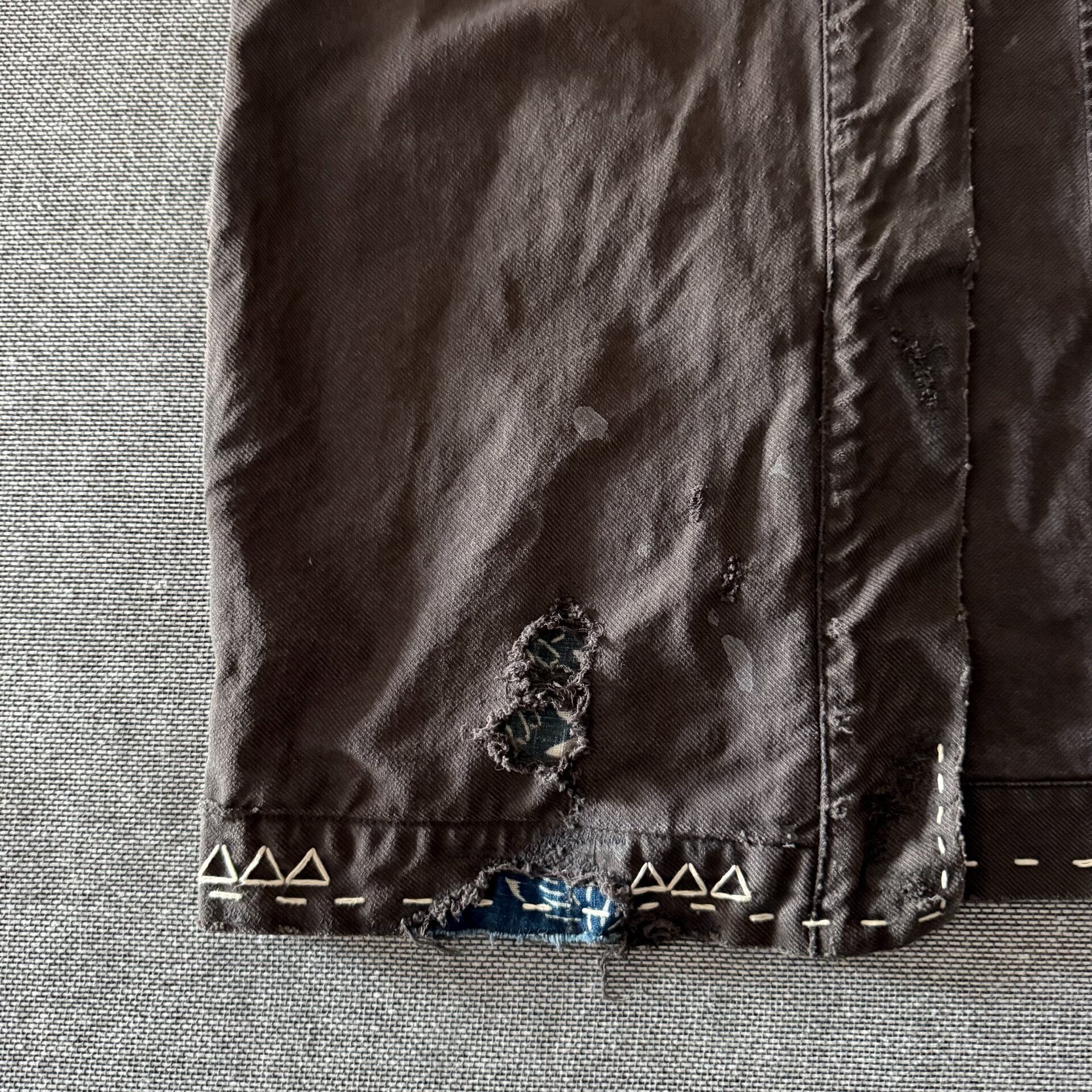Visvim Ict Mud-Dyed Vintage Robe — label