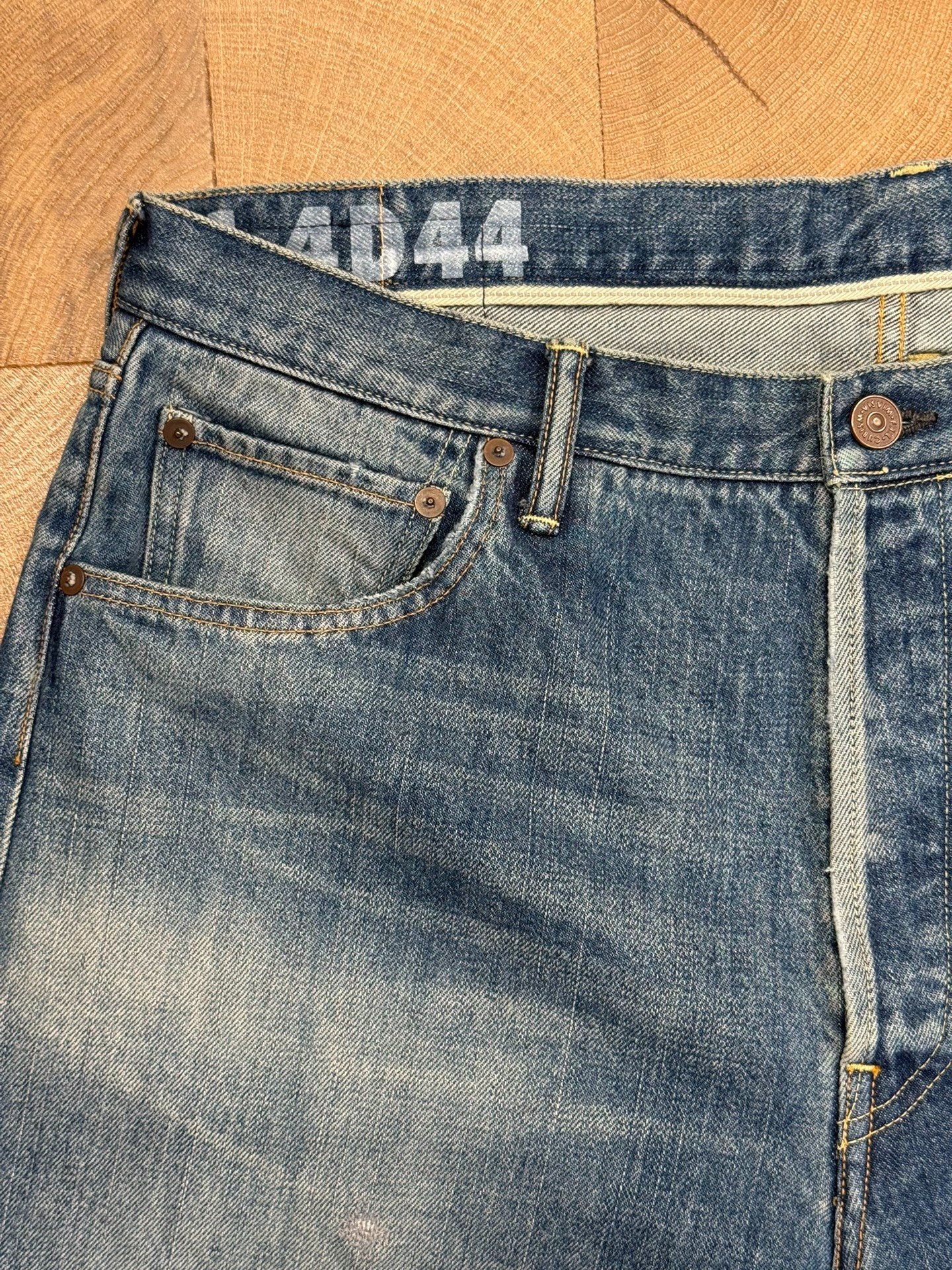 visvim 25aw SOCIAL SCULPTURE 01 EX WD DMGD-44 — label