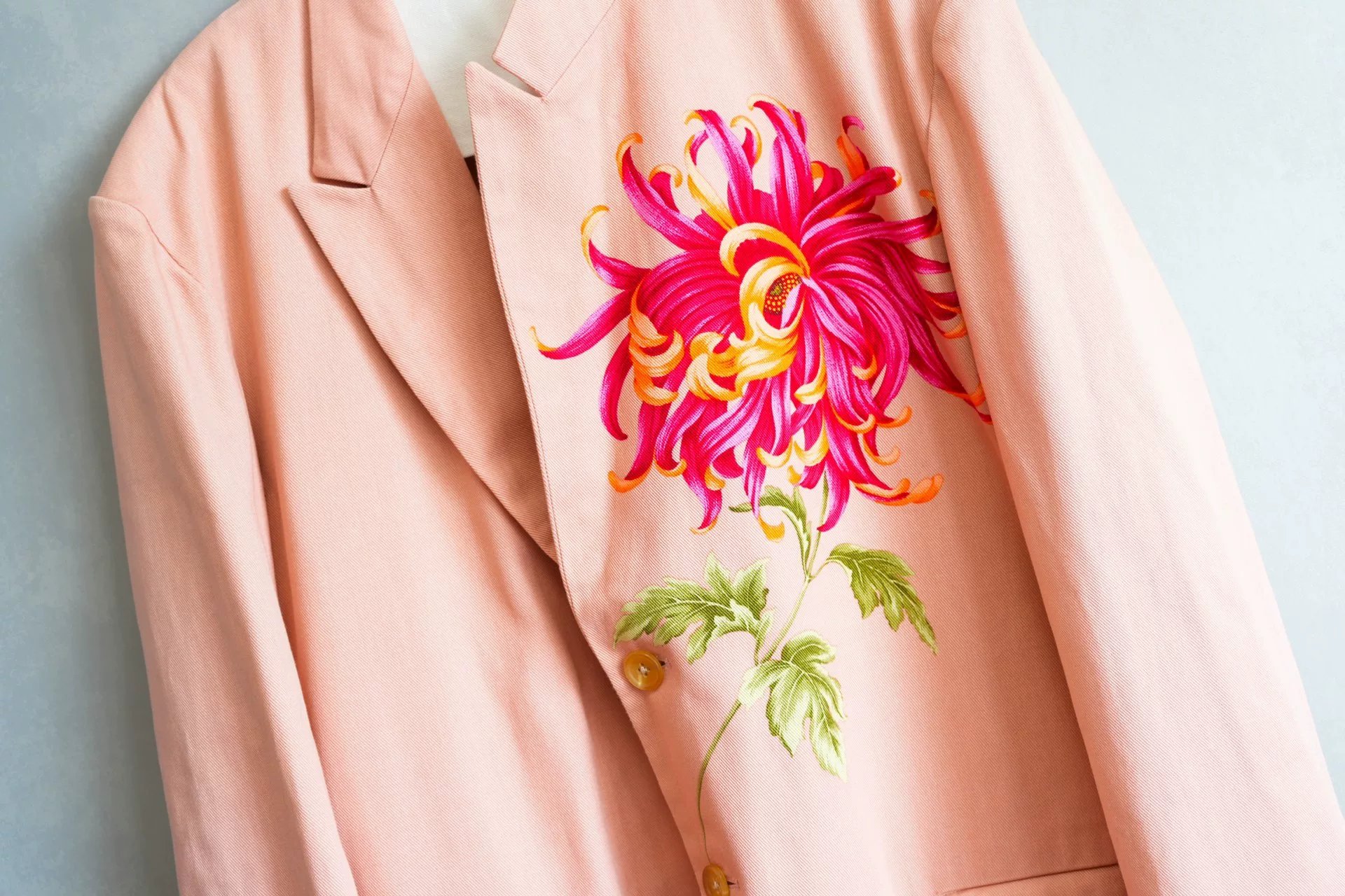 Yohji Yamamoto 96SS Phoenix Pink Blazer — back