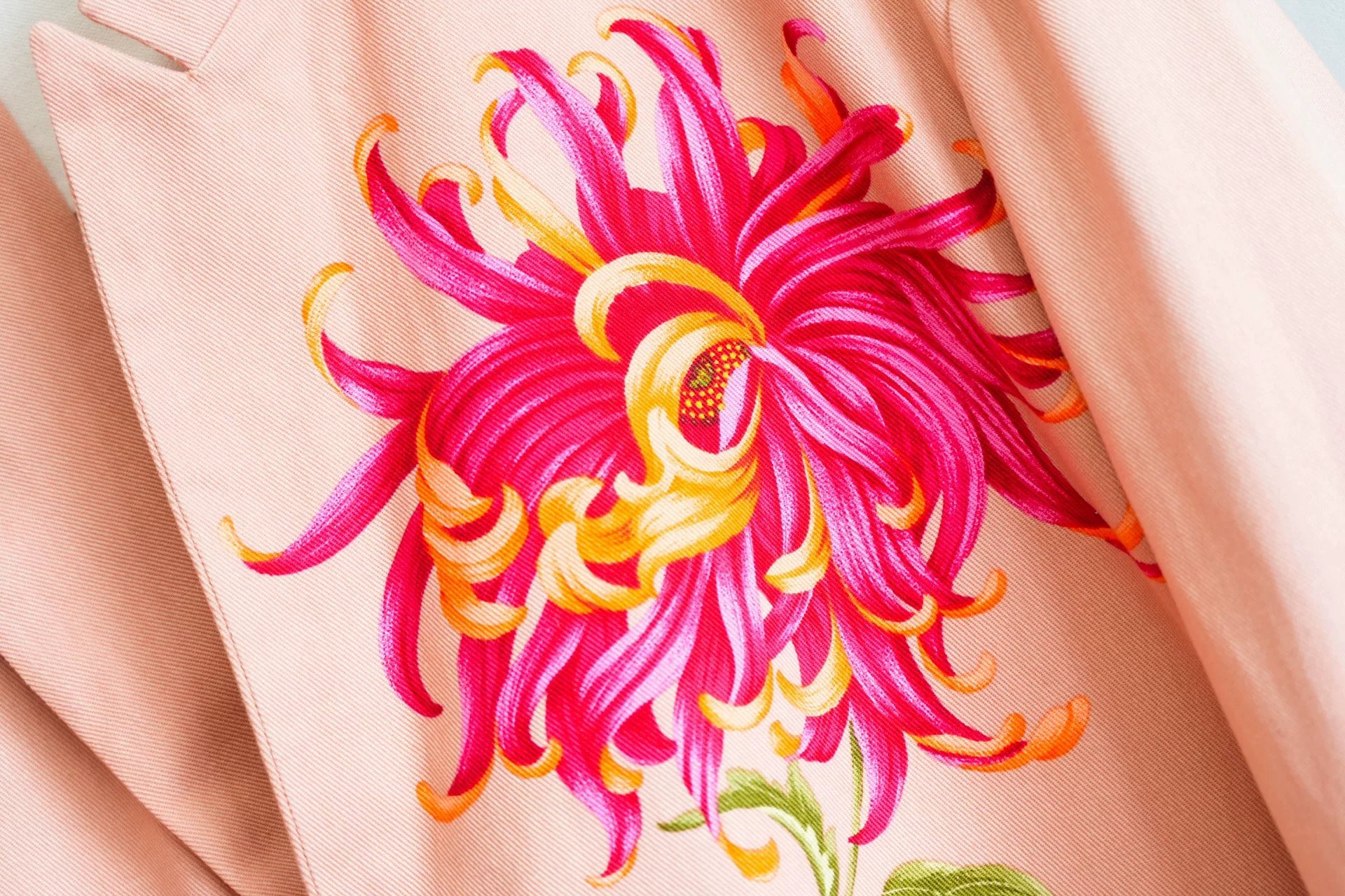 Yohji Yamamoto 96SS Phoenix Pink Blazer — label