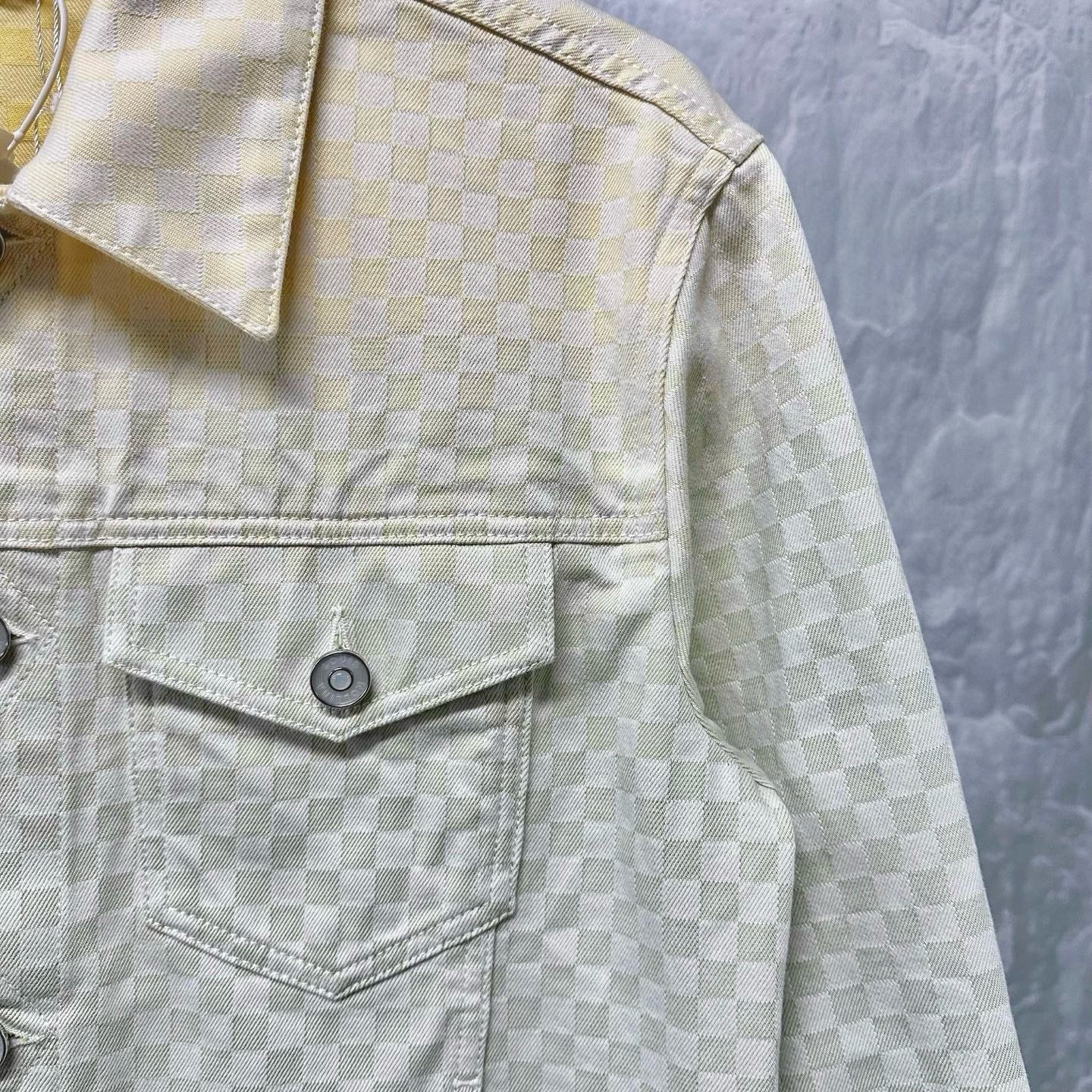 Louis Vuitton Gradient Damier Denim Jacket — detail