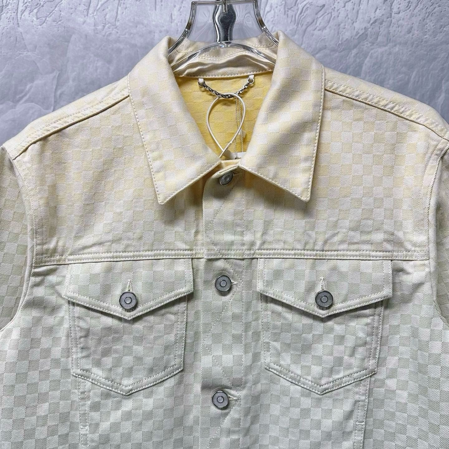 Louis Vuitton Gradient Damier Denim Jacket — front