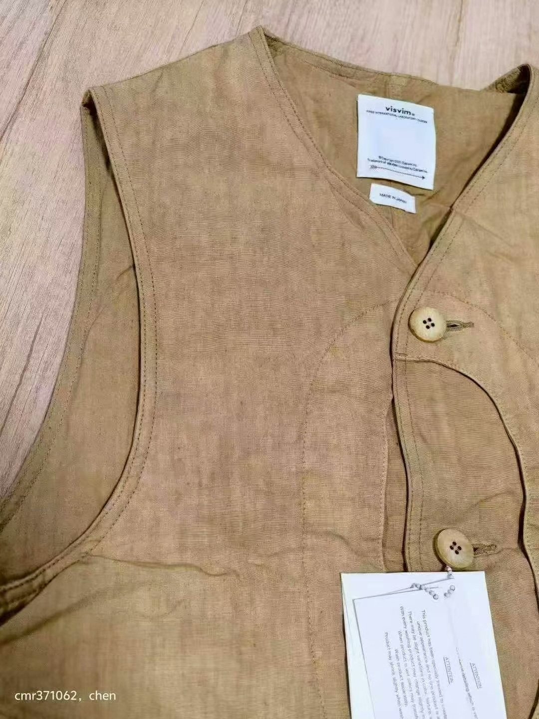 VISVIM 24AW GUSTO DOWN VEST — front