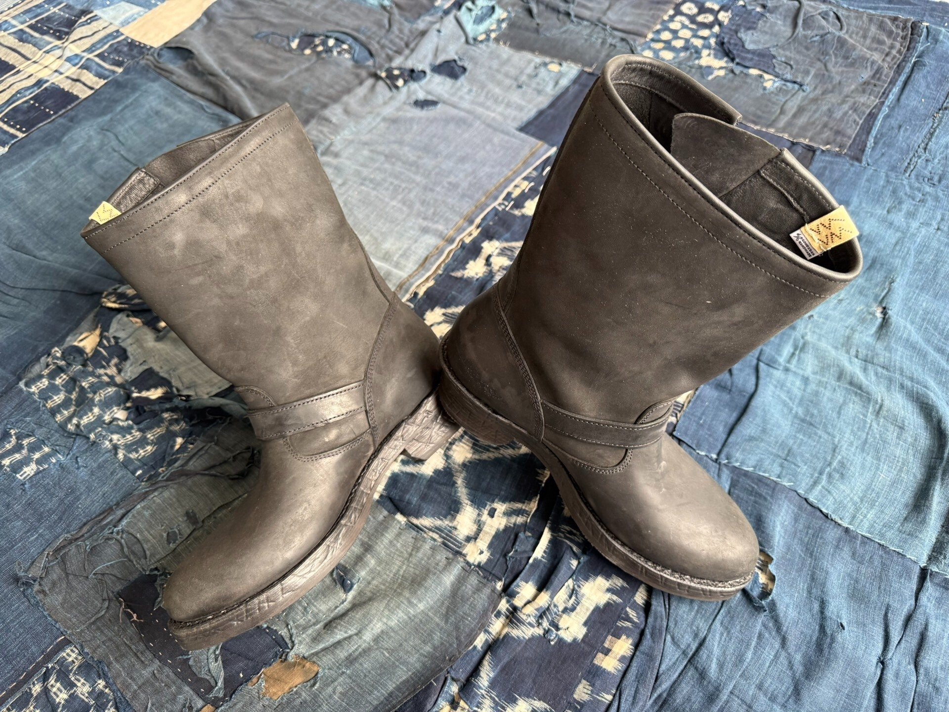 VISVIM 26SS T.W.O. BOOTS-FOLK Engineer Boots — front