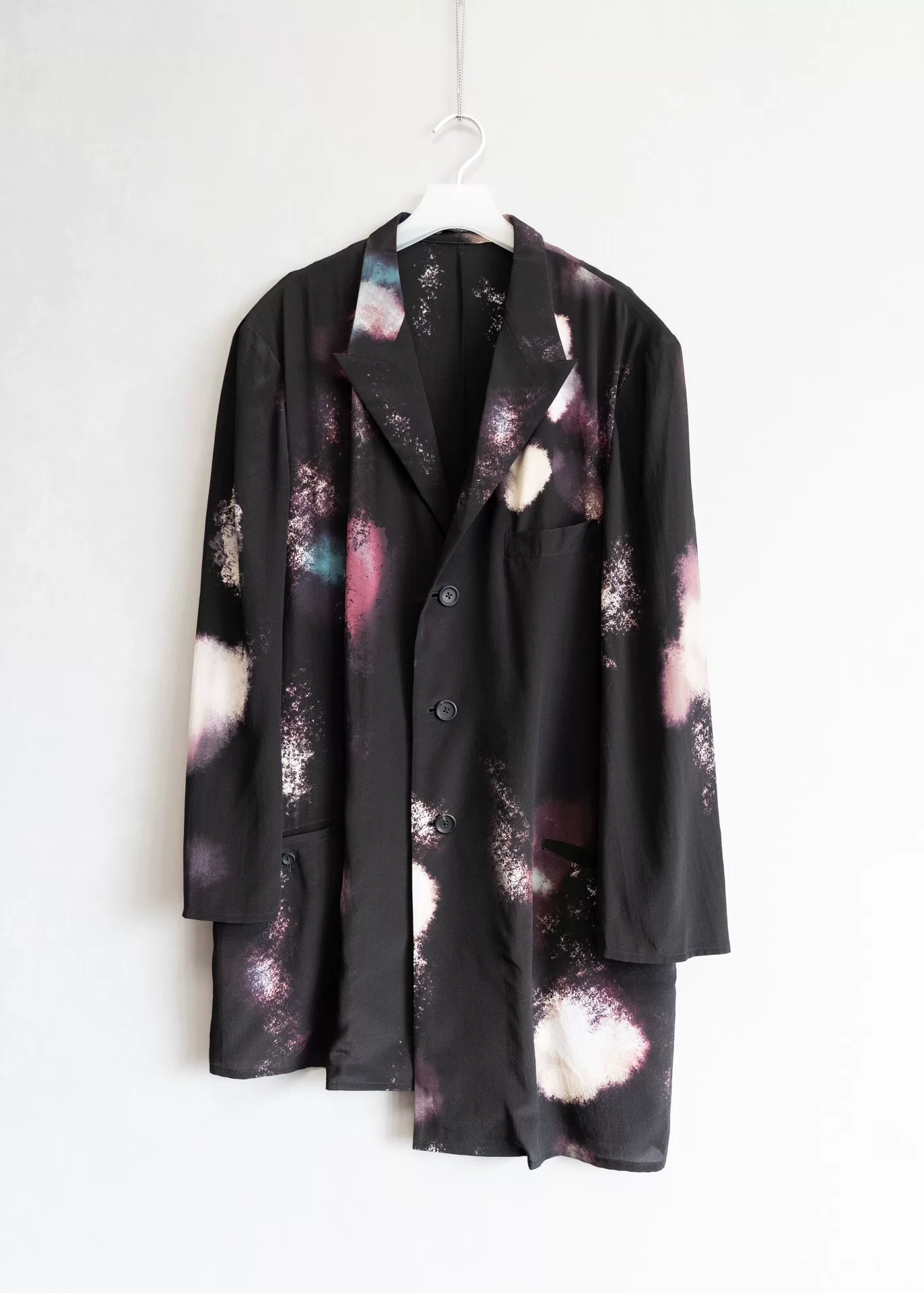 Yohji Yamamoto 25SS Fireworks Silk Coat