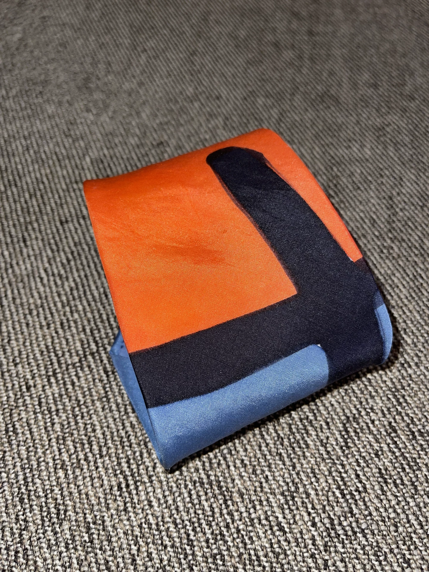 Yohji Yamamoto 97aw Mondrian Silk Tie — label