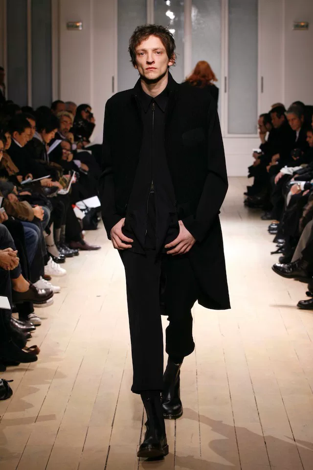 Yohji Yamamoto 07AW Zip Tailcoat — detail