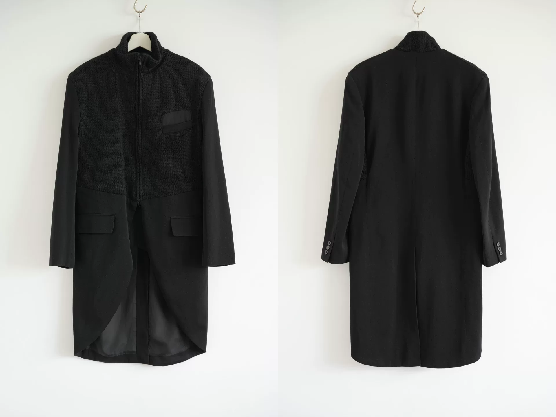 Yohji Yamamoto 07AW Zip Tailcoat — front