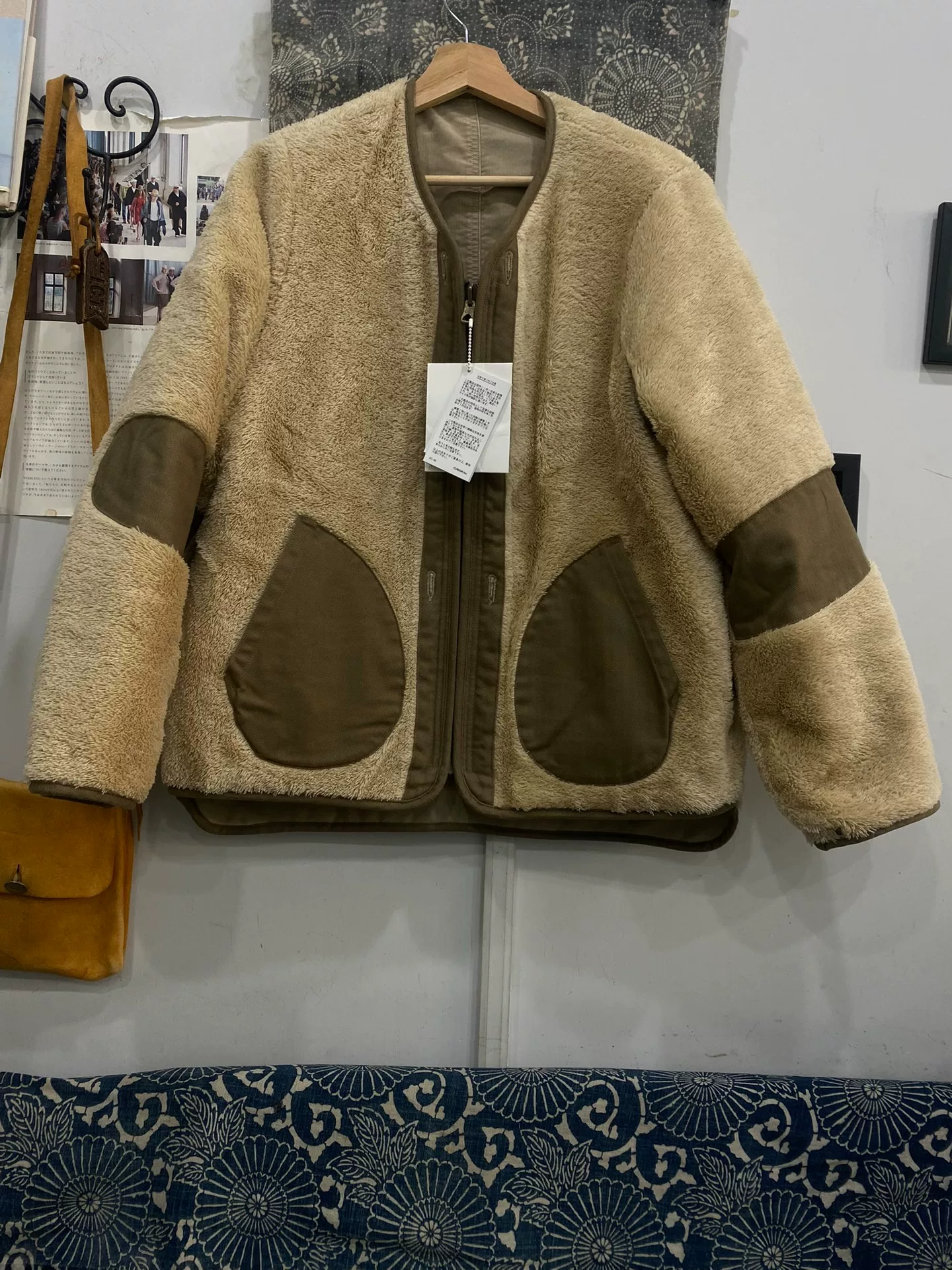 VISVIM 22AW Contrary Dept Beige Liner Jkt — detail