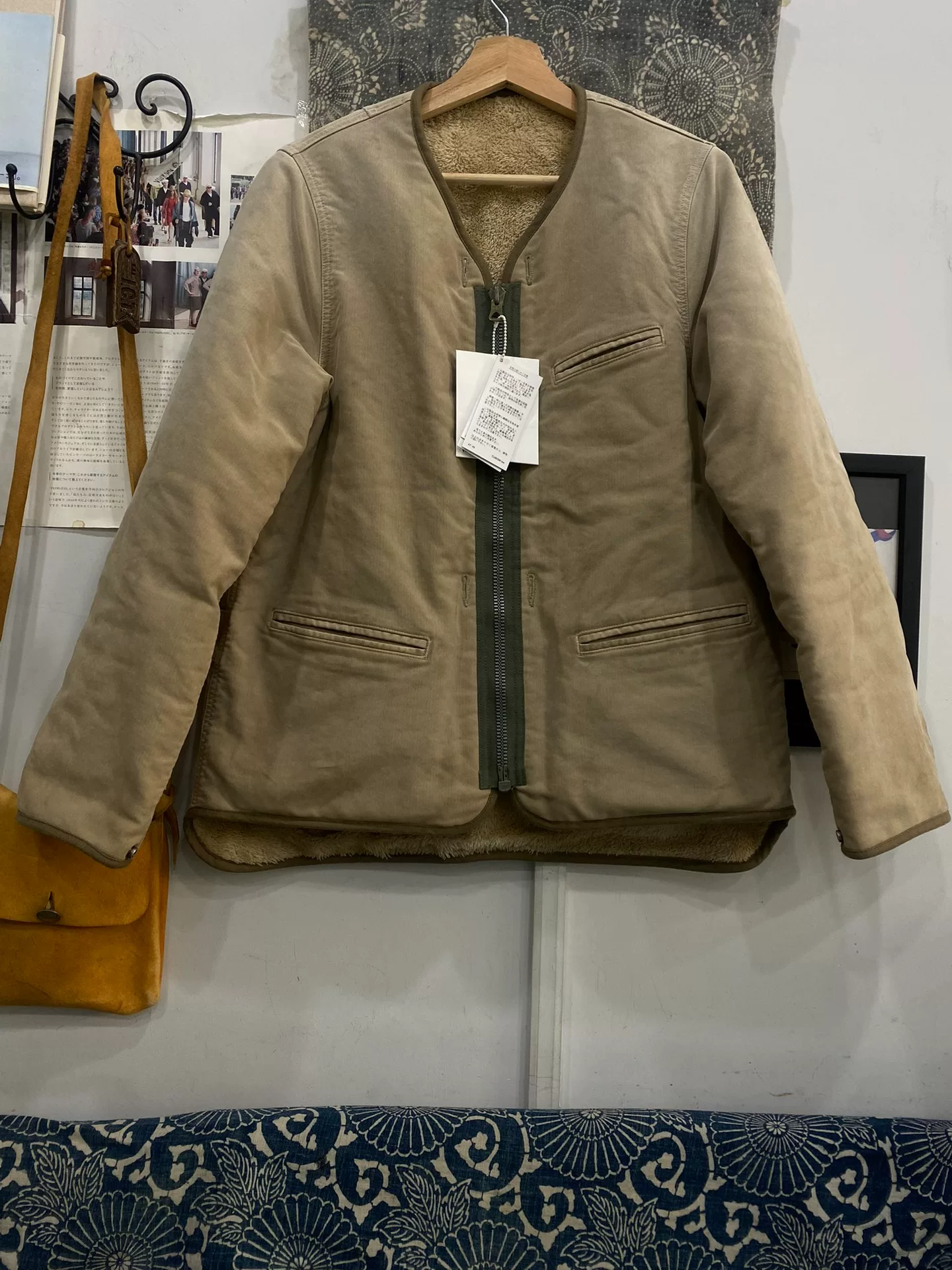 VISVIM 22AW Contrary Dept Beige Liner Jkt