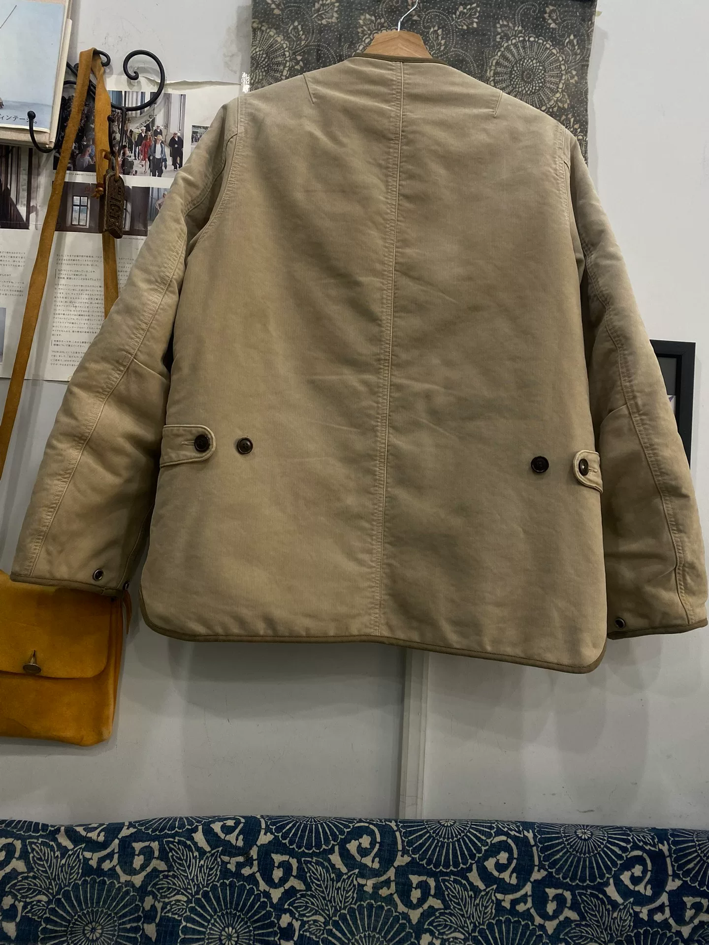 VISVIM 22AW Contrary Dept Beige Liner Jkt — front