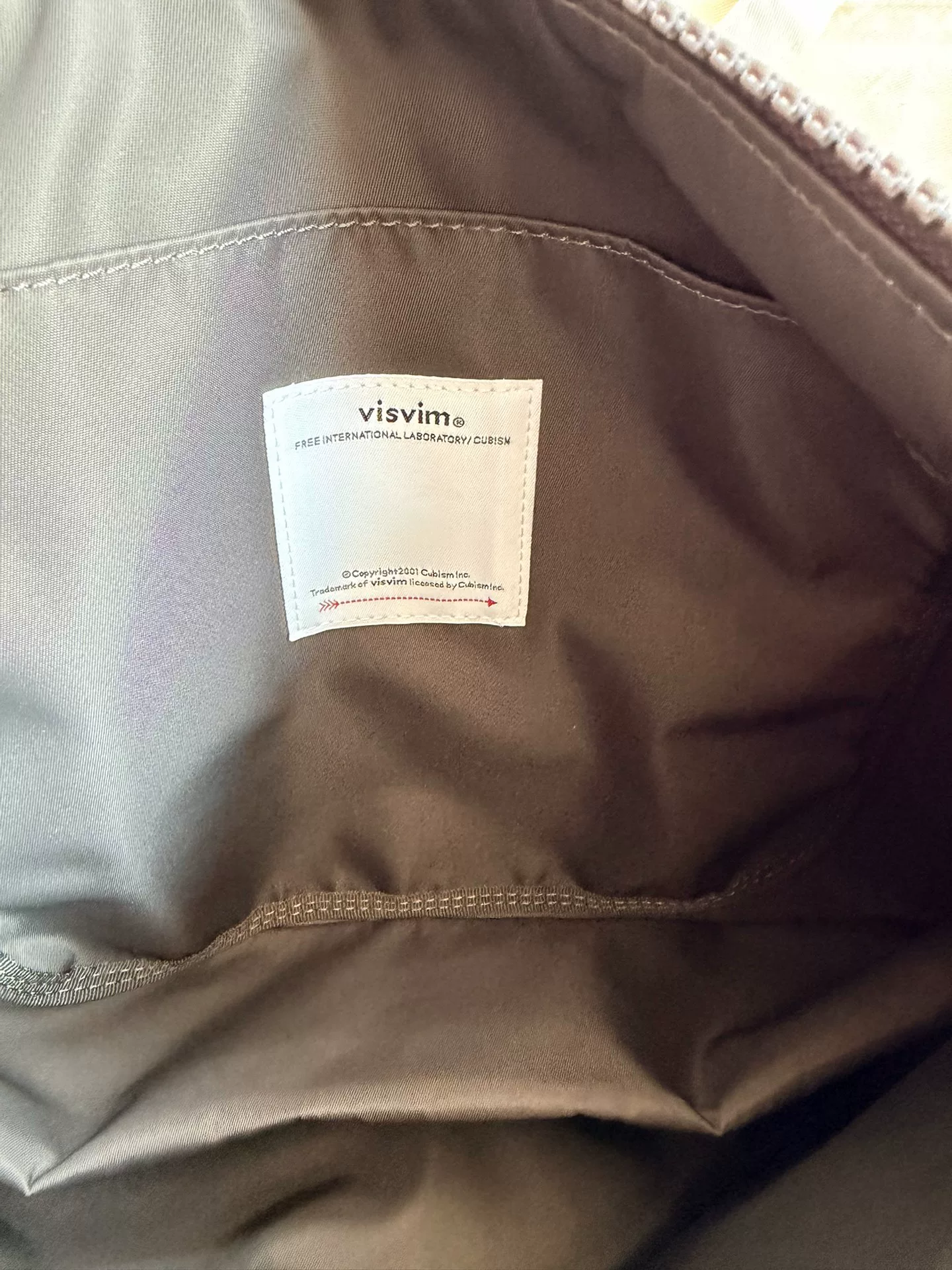 Visvim Cordura Charlie M Shoulder Bag — back