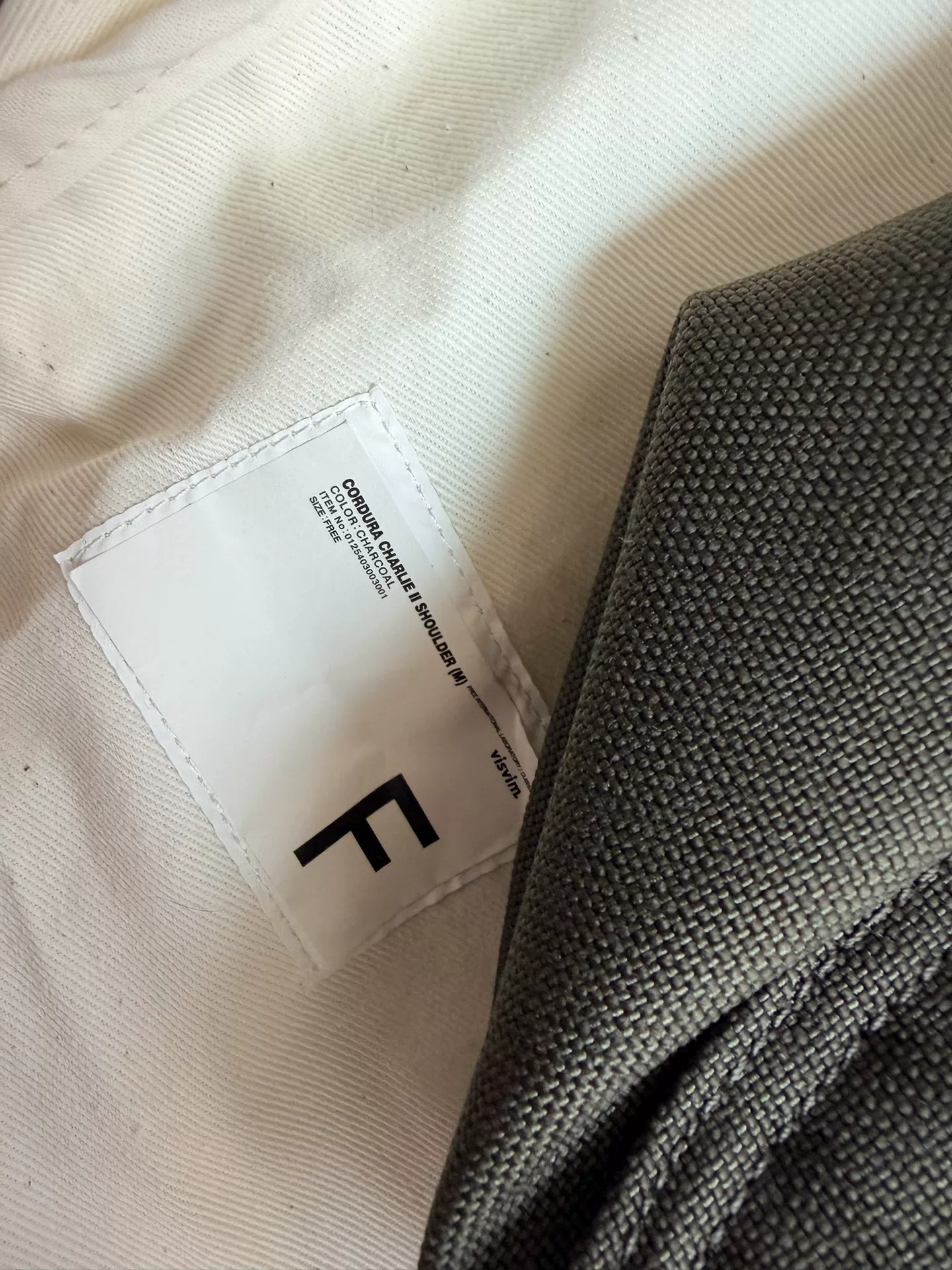 Visvim Cordura Charlie M Shoulder Bag — detail