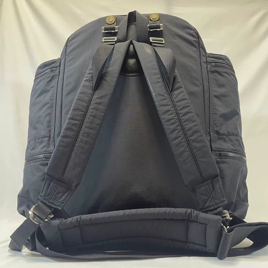 Porter Black Nylon Backpack — front