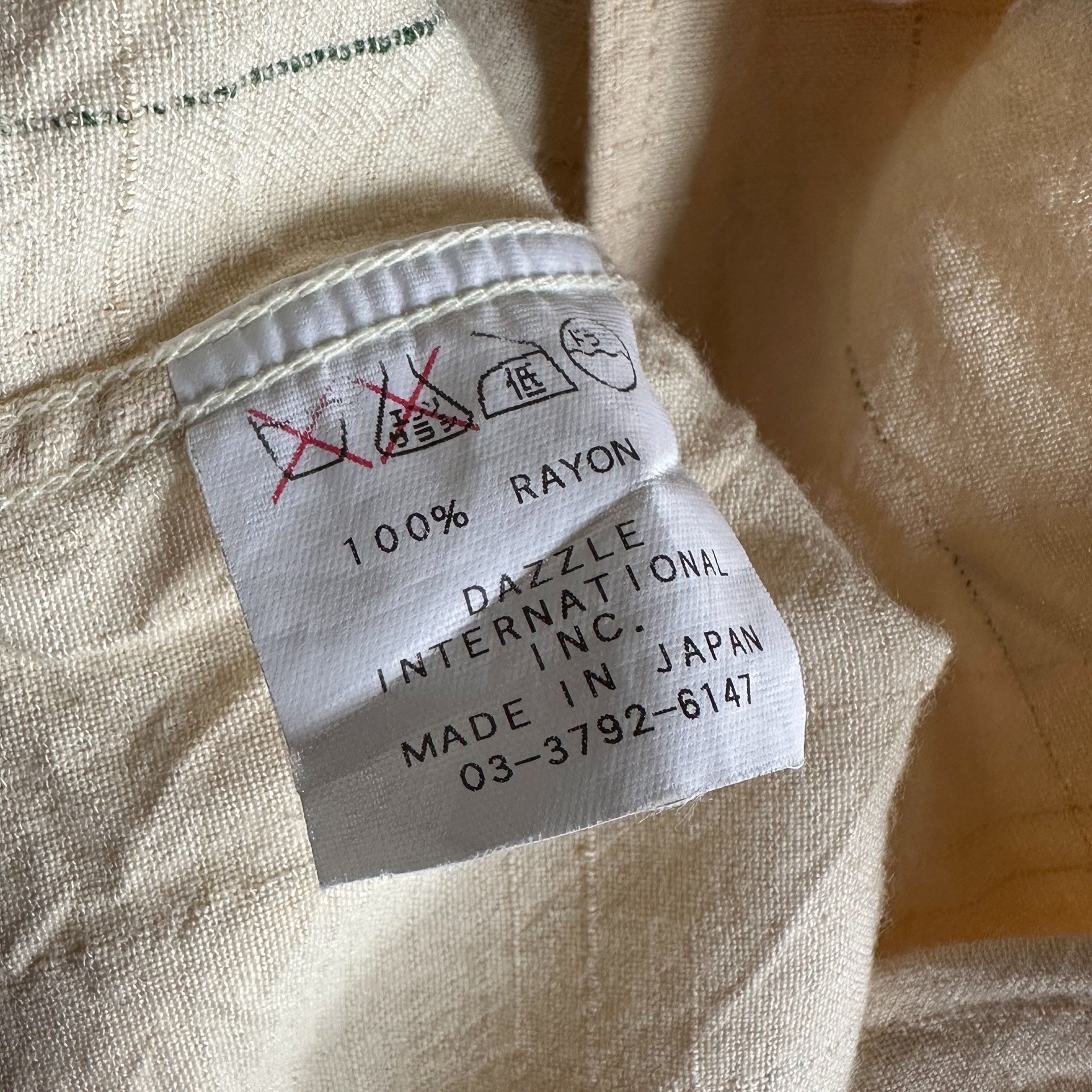 Dry Bones Early Short Sleeve Shirt — label