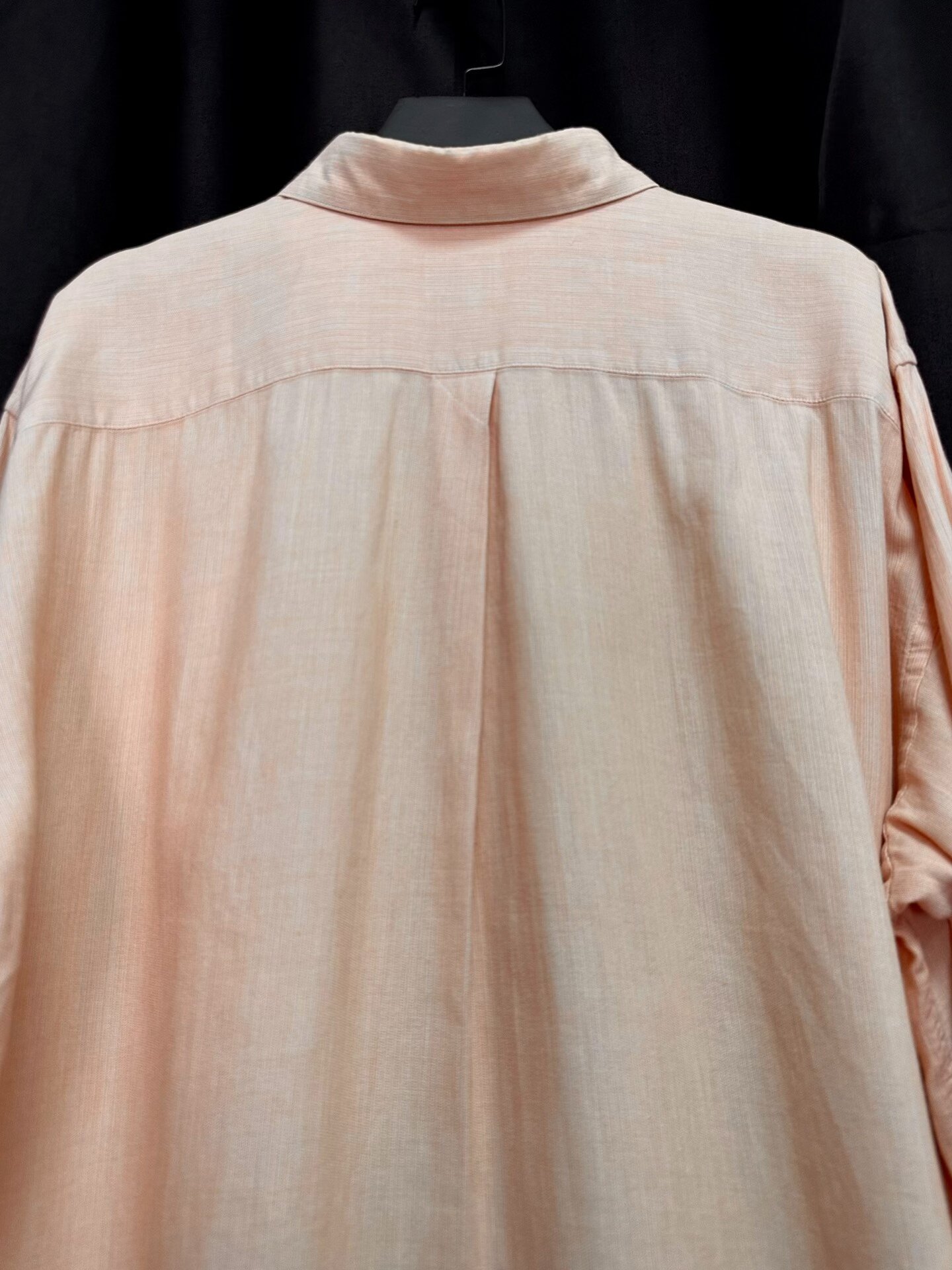 Issey Miyake 1980s Pink Cotton Linen Shirt — back