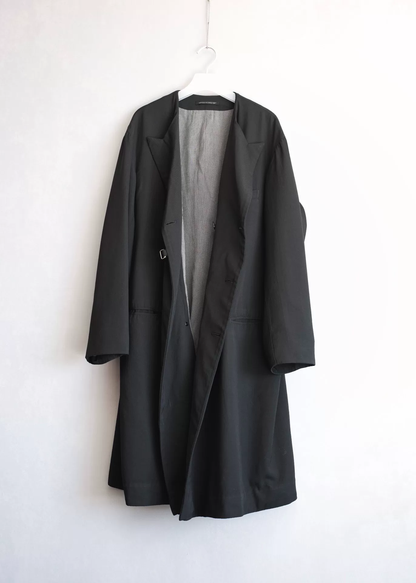 Yohji Yamamoto 98AW Garment-Dyed Double-Breasted Coat